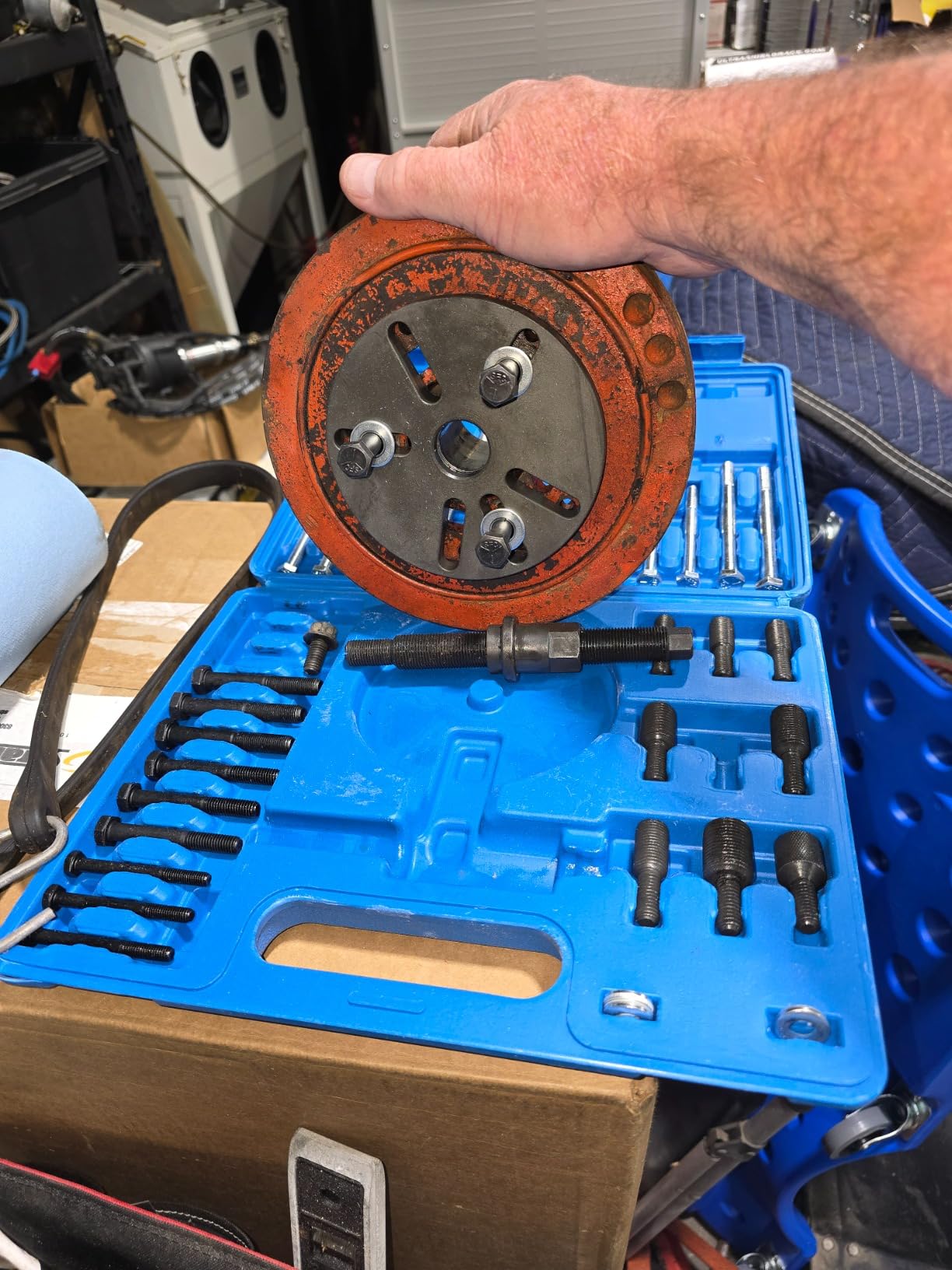 Harmonic Balancer Puller Removal & Install Tool Kit Flywheel Remover customer photo 1