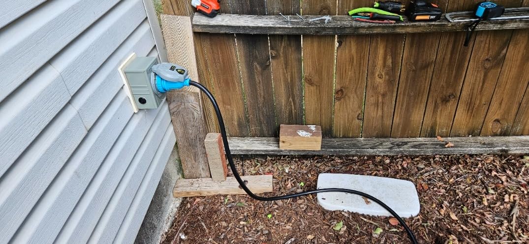CircleCord 4 Prong 20 Feet 30 Amp Generator Extension Cord and Inlet Box customer photo 2