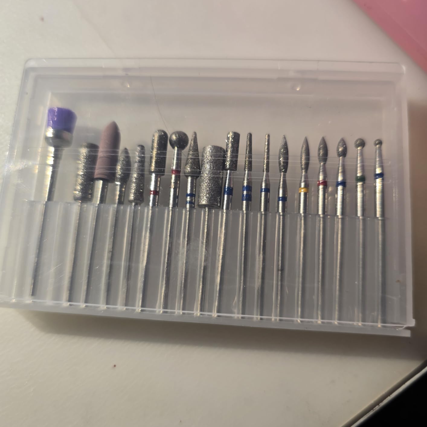 14pcs Nail Drill Bits Set, 3/32