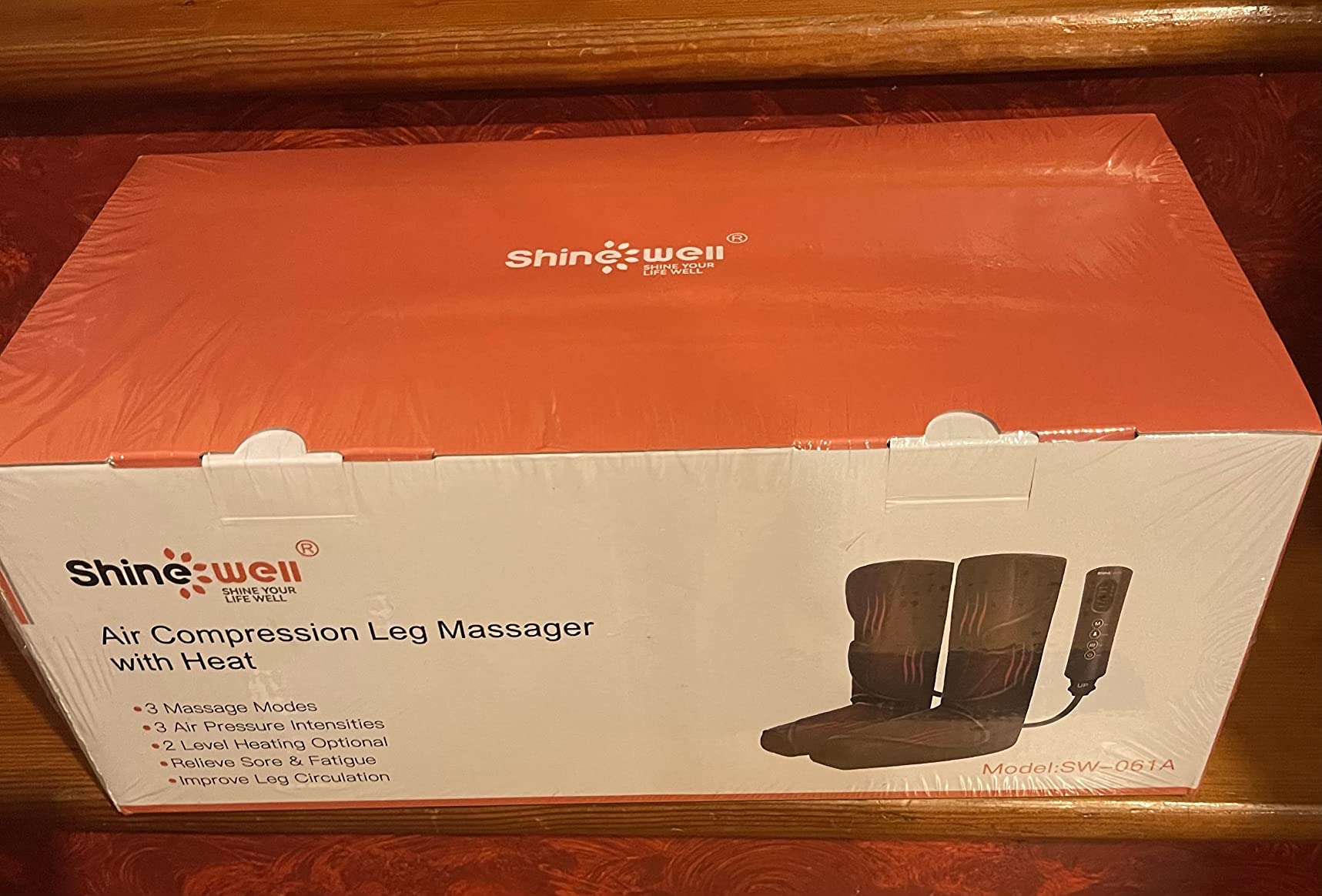 SHINE WELL Air Compression Leg Massager with Heat for Circulation FSA-HSA customer photo 1