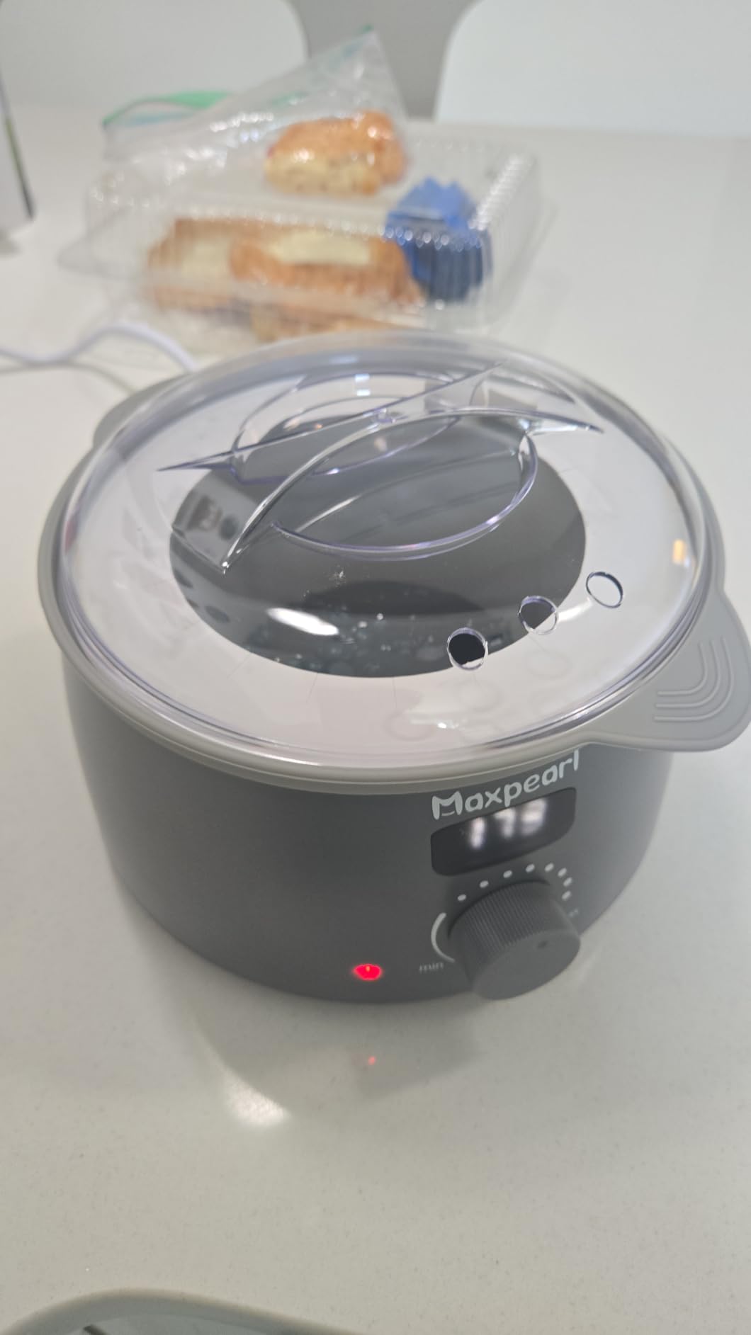 Maxpearl Digital Waxing Kit for Women Men, Easy to Use, Black | Precise Temperature Control, Home Hair Removal Wax Warmer with Hard Wax Beads for Sensitive Skin, Face,Brazilian, Underarms customer photo 2