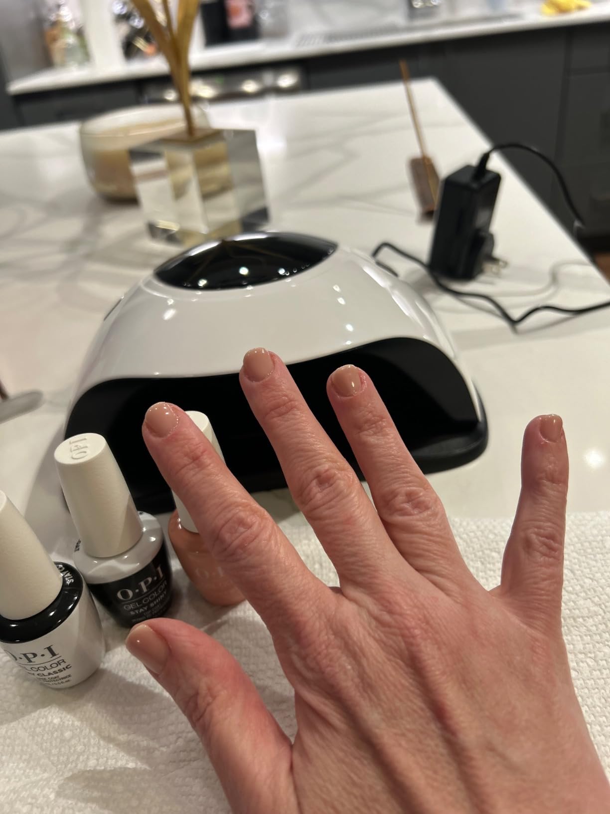 LadyMisty 268W UV LED Nail Lamp, 2026 Upgrade UV Light for Gel Nails with 57 Beads, Nail Dryer with 4 Timer Setting & LCD Touch Display, Professional Nail Lamp – Best Gifts customer photo 2