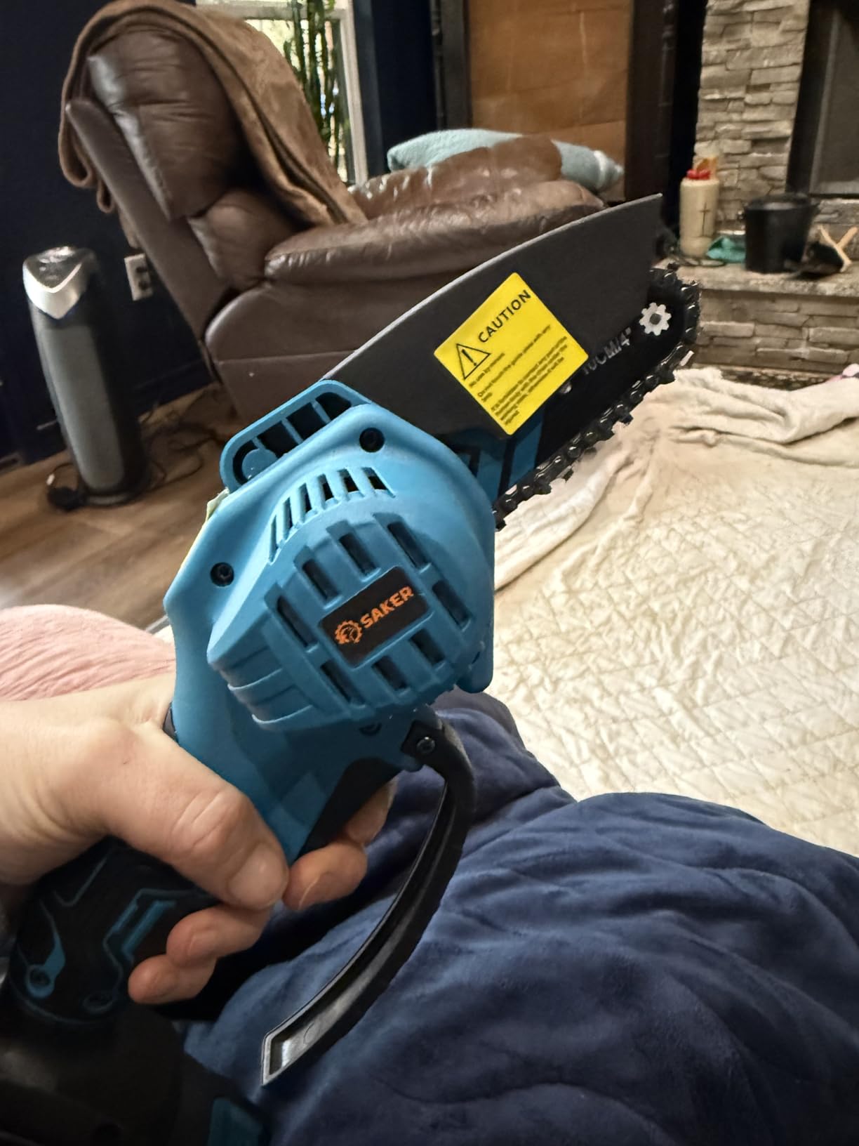 Saker Mini Chainsaw Cordless,Portable Electric Chain Saw customer photo 2