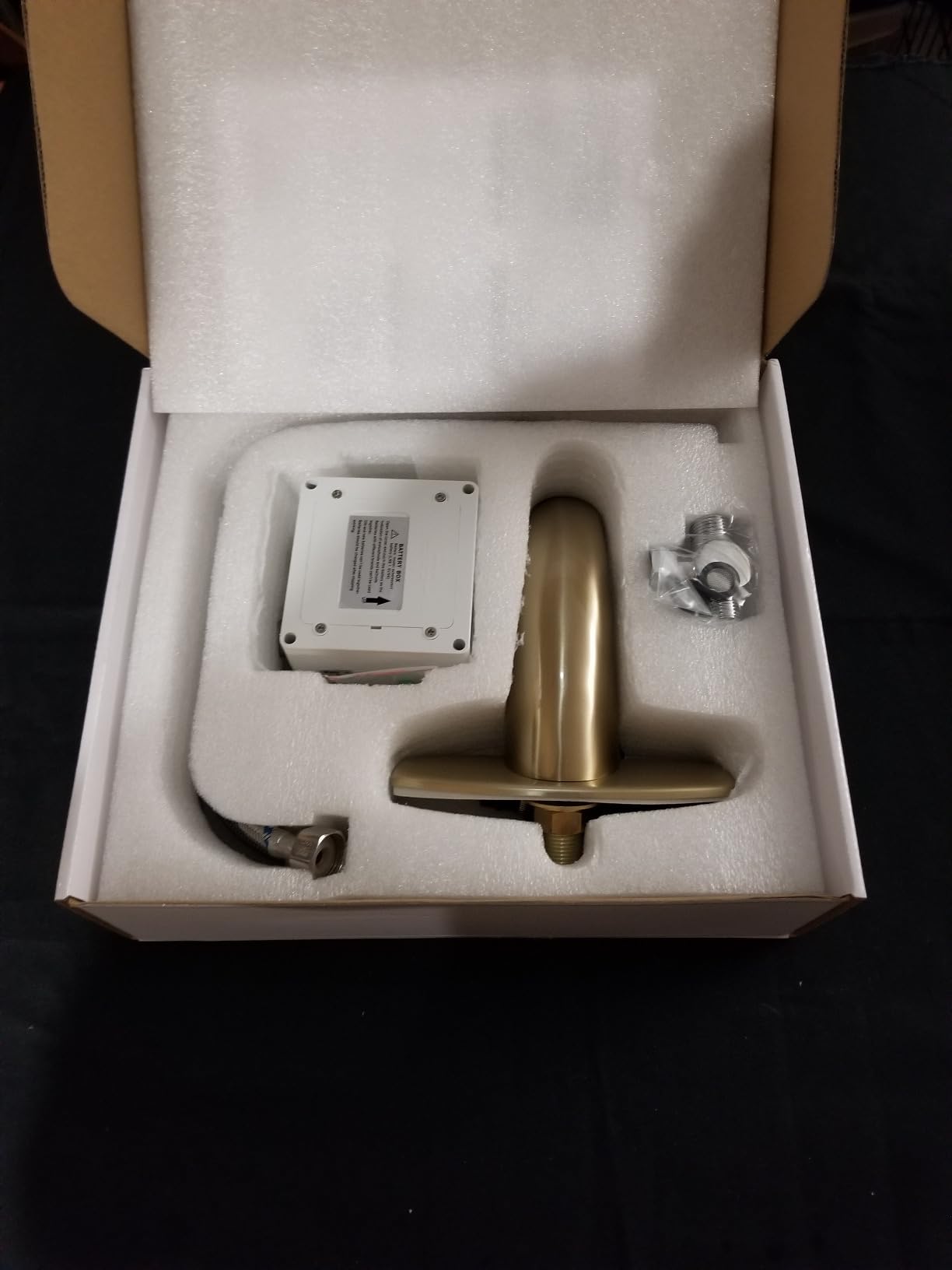 Automatic Motion Sensor Touchless Bathroom Sink Faucet customer photo 1