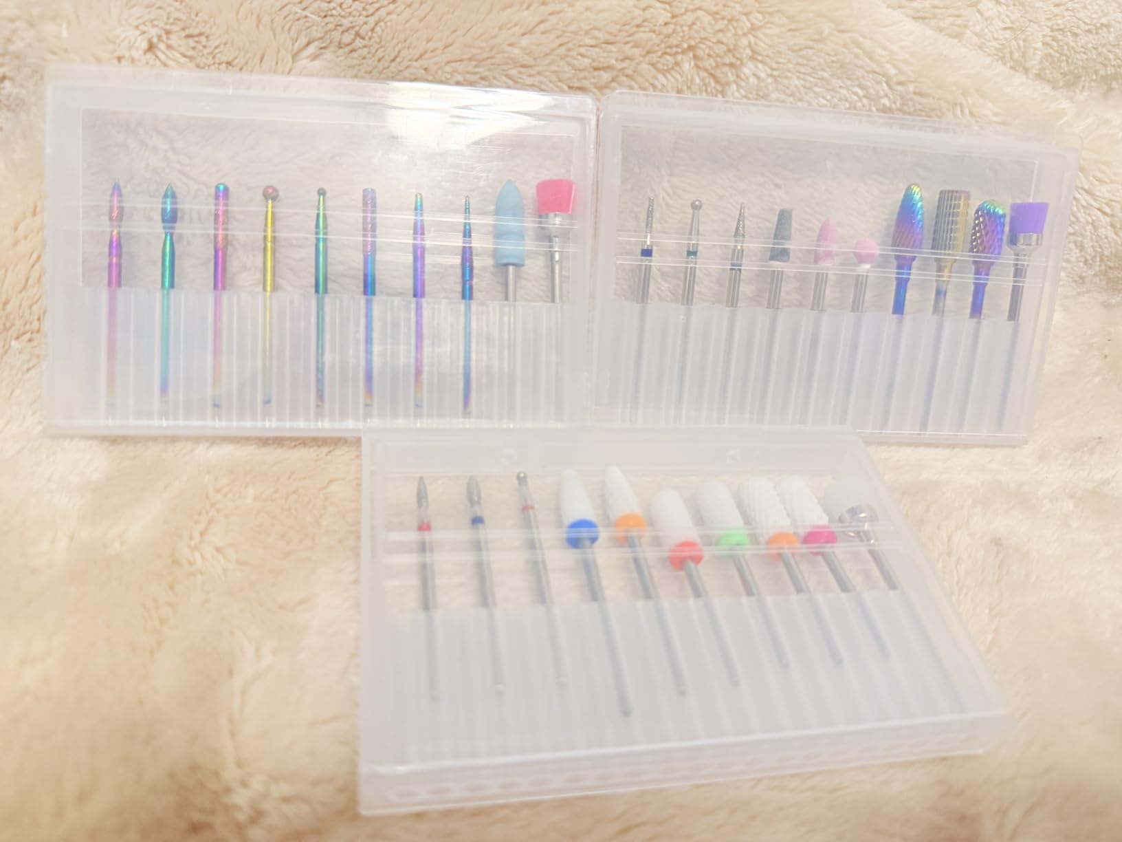 30Pcs Nail Drill Bits Set: 3/32 Inch Carbide Cuticle Ceramic Nail Bits customer photo 1