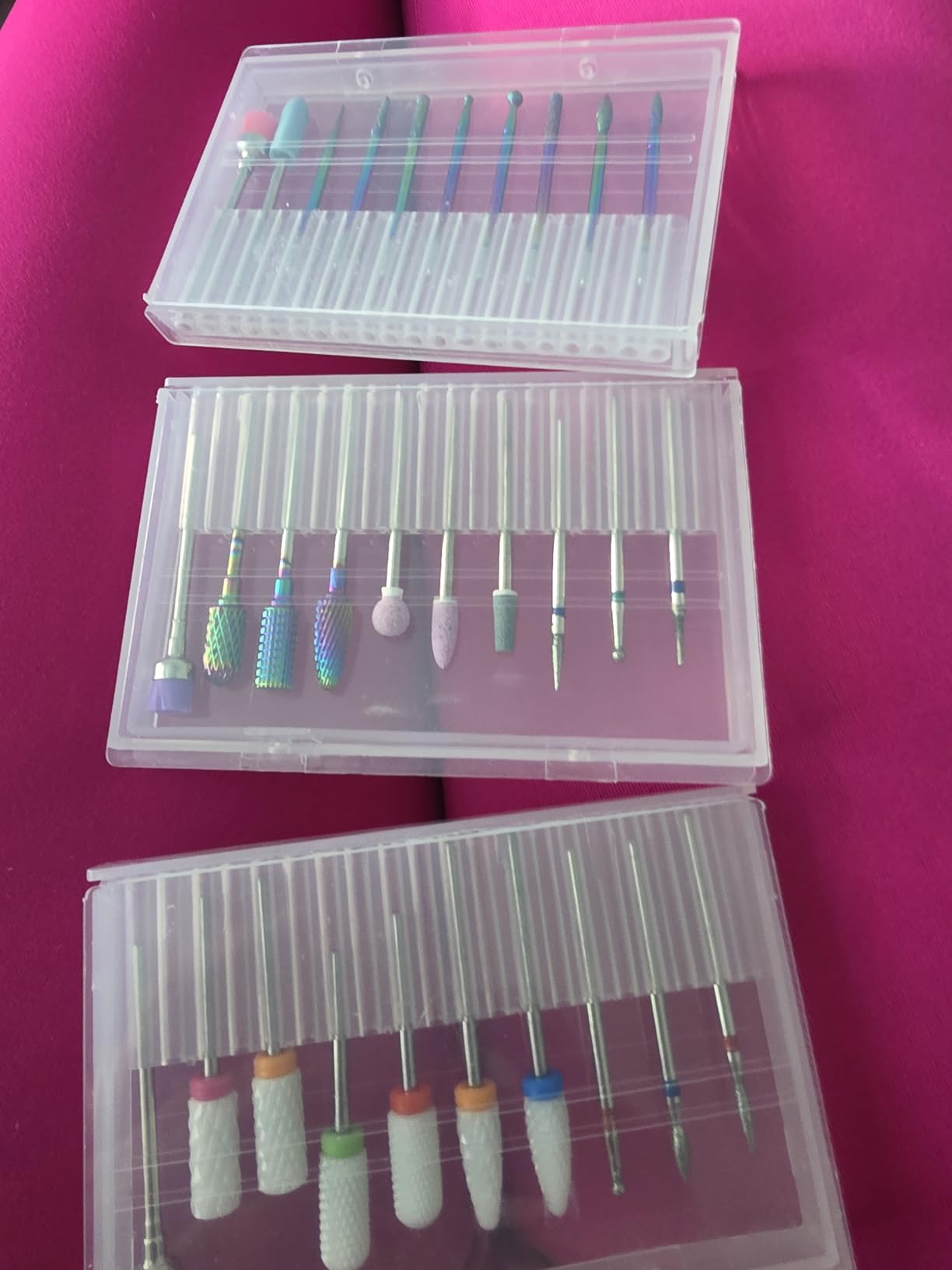 30Pcs Nail Drill Bits Set: 3/32 Inch Carbide Cuticle Ceramic Nail Bits customer photo 2