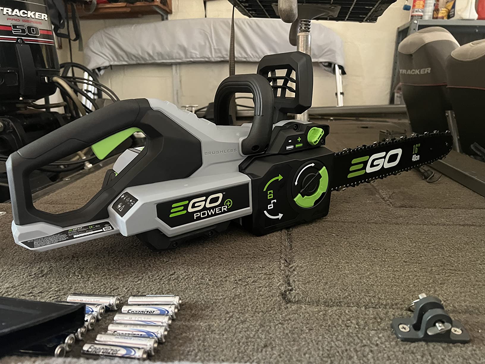 EGO POWER+ Chain Saw, 16” Battery Powered Chainsaw, Electric Cordless, Battery and Charger Not Included – CS1610 customer photo 2