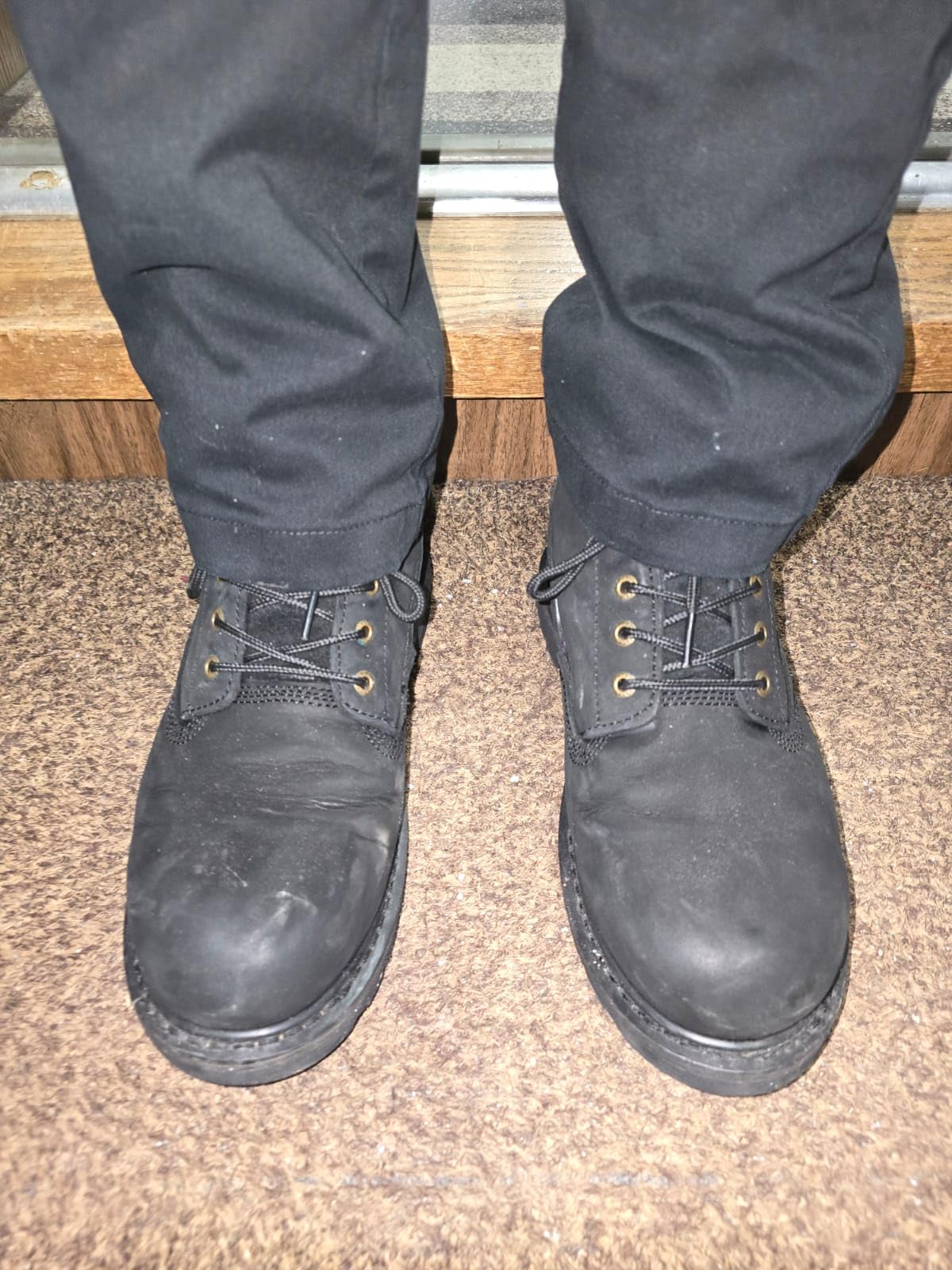 Work Boots for Men Soft Toe Waterproof Leather Workboots customer photo 2