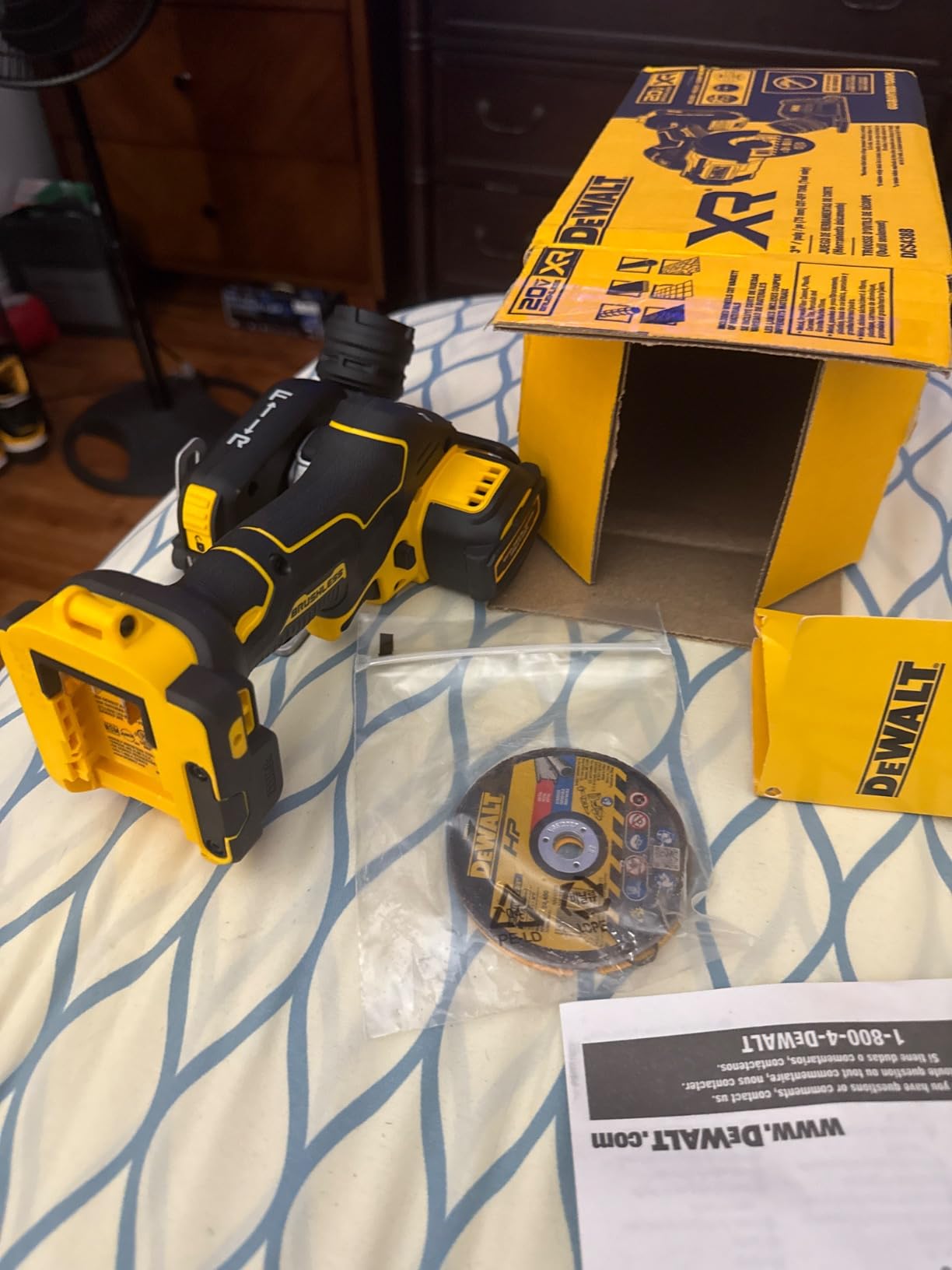 DEWALT 20V MAX XR Cut Off Tool, Brushless and Compact, Bare Tool Only (DCS438B) customer photo 1