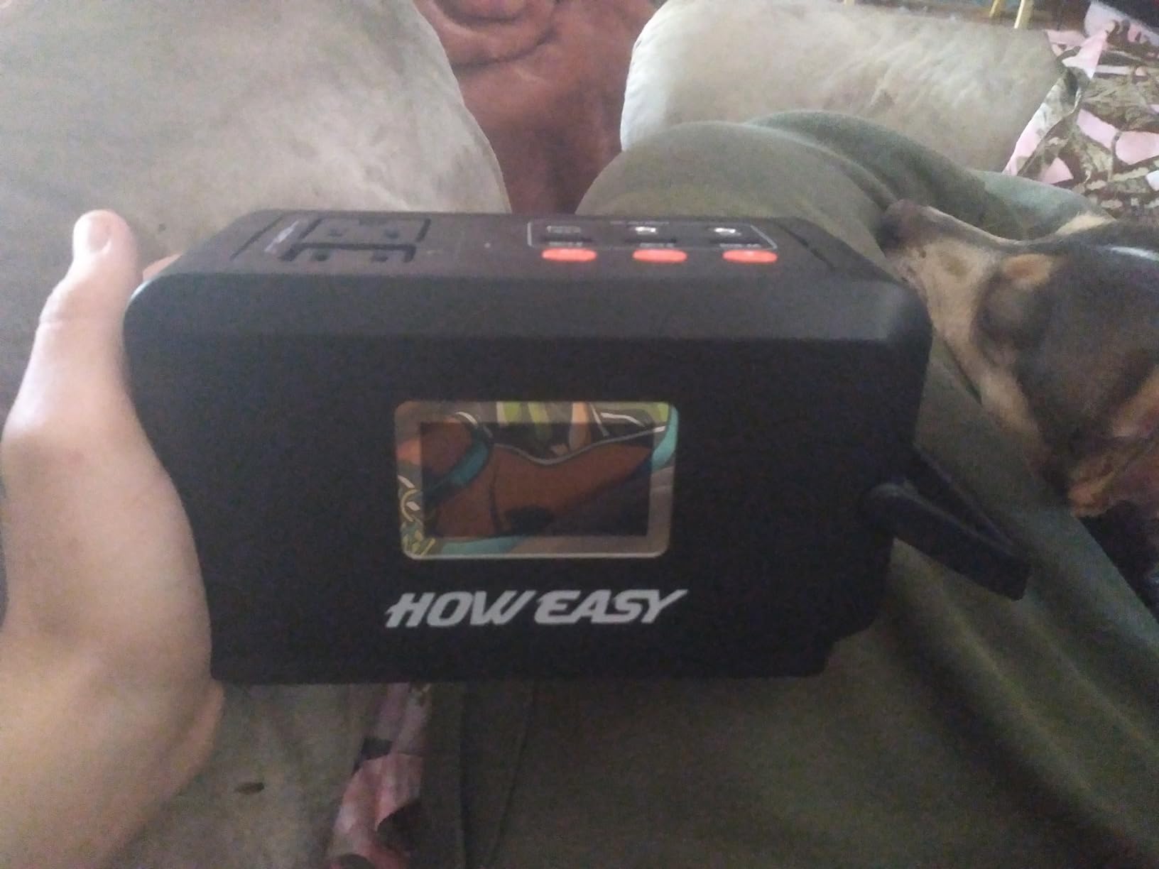 HOWEASY Portable Power Station,120W(240W Peak) Solar Generator | 88Wh Lithium Battery Power with 110V AC Outlet/DC/USB/LED Light for Outdoor Camping Trip Hunting Emergency customer photo 2