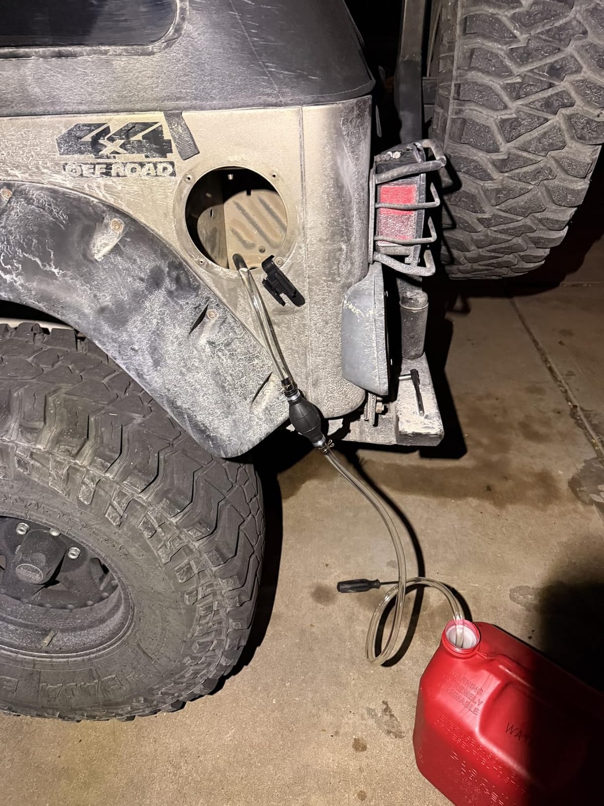 H-veenjor Gasoline Siphon Hose Pump, Hand Water Transfer Pump customer photo 2