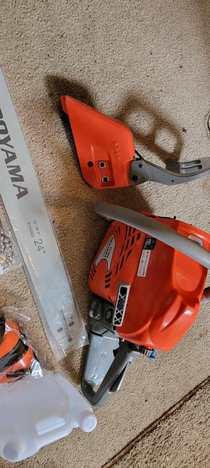 PROYAMA 68CC Gas Powered Chainsaw, 24 Inch 20 Inch Top Handle Chain Saw customer photo 1