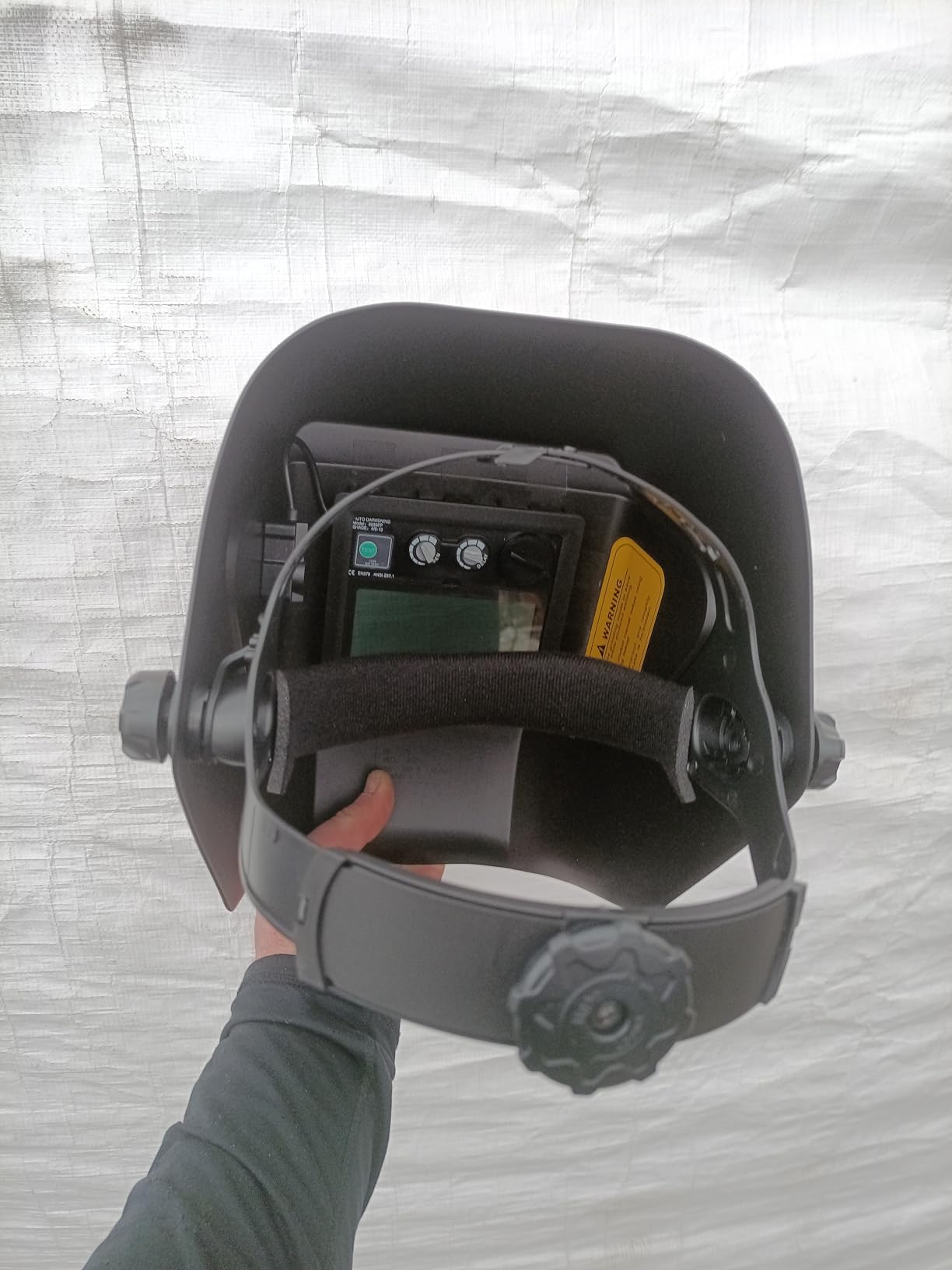 TRQWH Welding Helmet with Light True Color Auto Darkening Welding Helmets for Men Solar Powered Welding Hood with 2 Arc Sensor Wide Shade 4/9-13 for TIG MIG ARC Cool Welder Mask customer photo 1