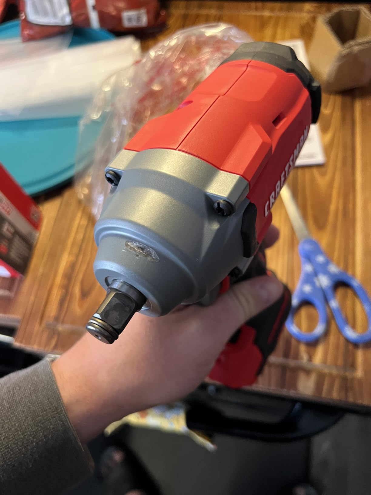 CRAFTSMAN V20 Cordless Impact Wrench, 1/2 inch, Bare Tool Only (CMCF921B) customer photo 1