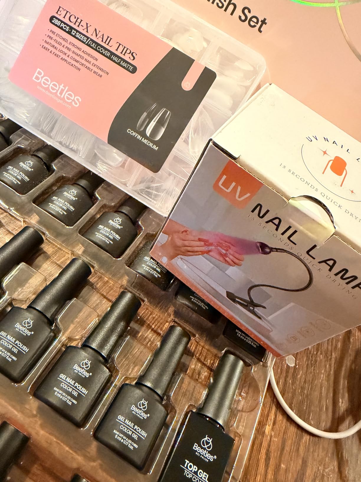UV Nail Lamp - UV Light for Gel Nails, Flash Cure Lamp customer photo 2