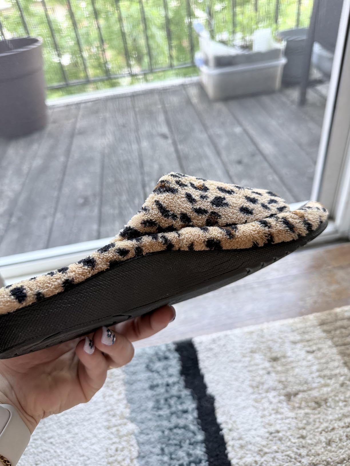 GRITHEIM Women's Orthotic Arch Support Slippers Fuzzy Adjustable Orthopedic Slippers for Plantar Fasciitis Furry Slide for Ladies customer photo 2