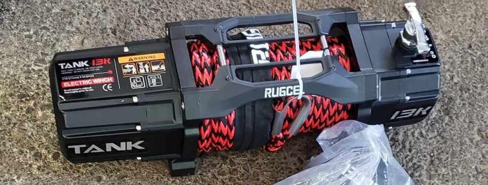 RUGCEL 13500 lb Electric Winch 12V IP68 Waterproof Synthetic Rope with Wireless & Wired Remote (Dual Control) for Truck SUV Trailer Off-Road Recovery - Tank Series customer photo 2