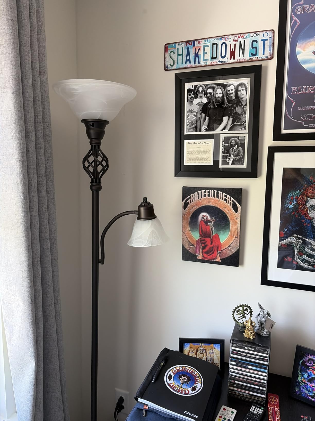 GyroVu Torchiere Floor Lamp for Living Room, LED Standing Reading Light customer photo 1