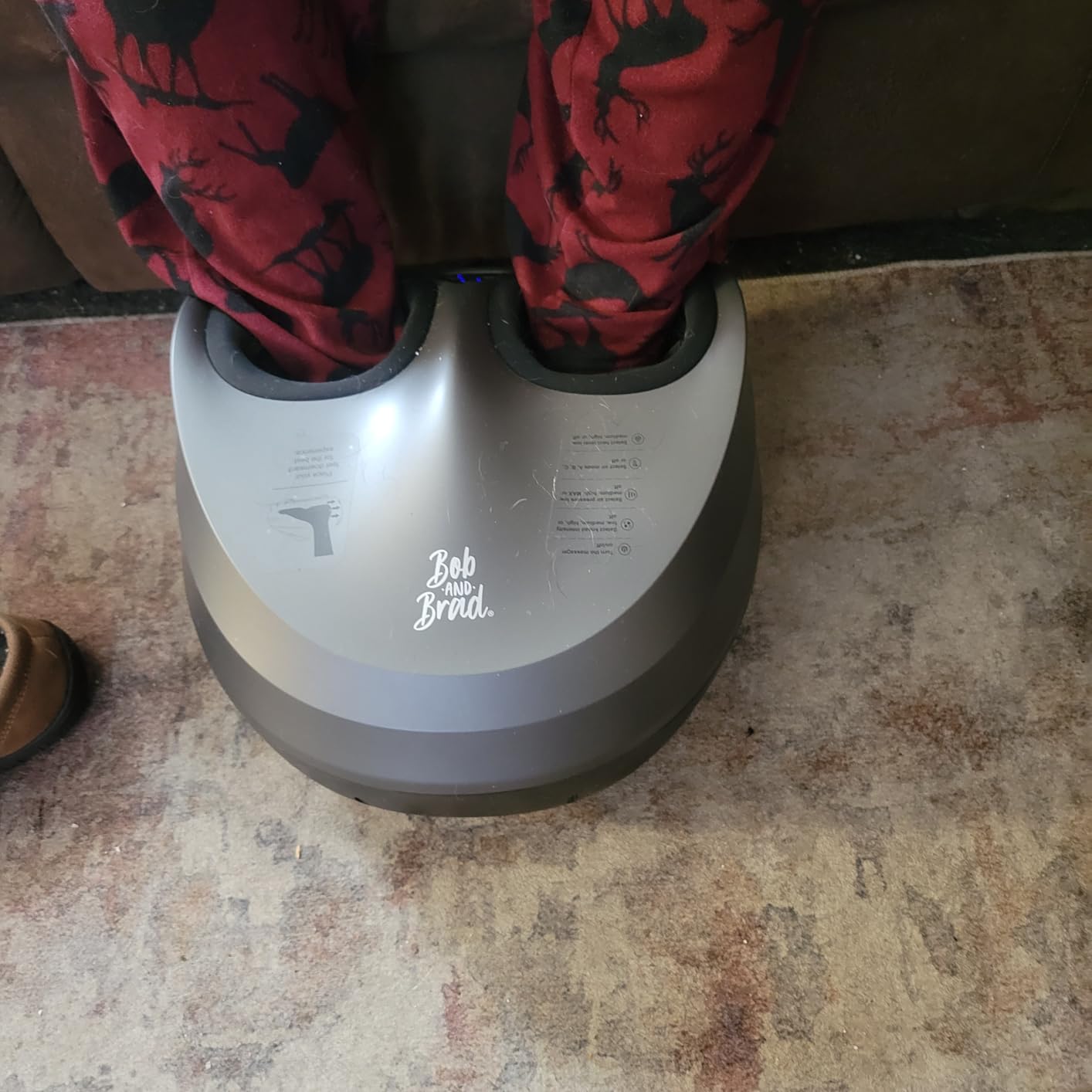 BOB AND BRAD Lite Foot Massager FSA Eligible HSA, Shiatsu Foot Massager with Heat for Neuropathy & Plantar Fasciitis Relief, Electric Deep Kneading Feet Massager Machine, Birthday Gifts for Women Men customer photo 1