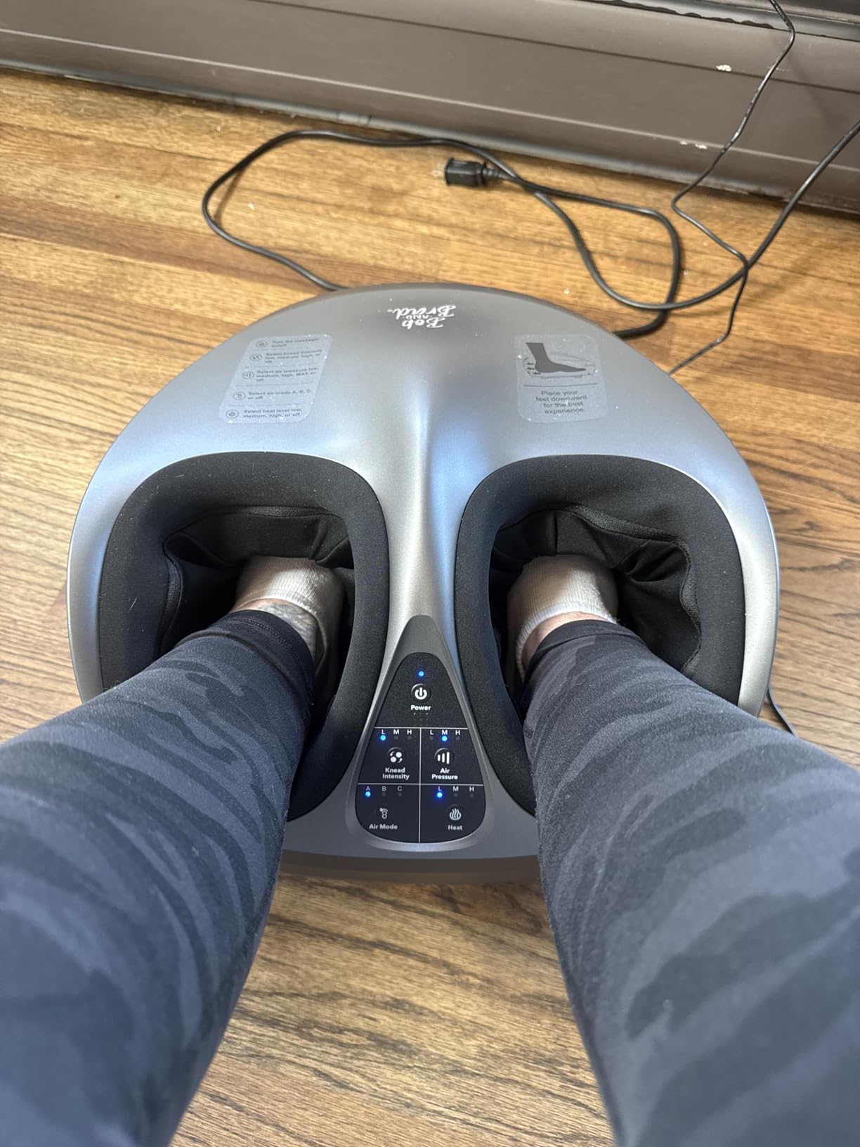 BOB AND BRAD Lite Foot Massager FSA Eligible HSA, Shiatsu Foot Massager with Heat for Neuropathy & Plantar Fasciitis Relief, Electric Deep Kneading Feet Massager Machine, Birthday Gifts for Women Men customer photo 2