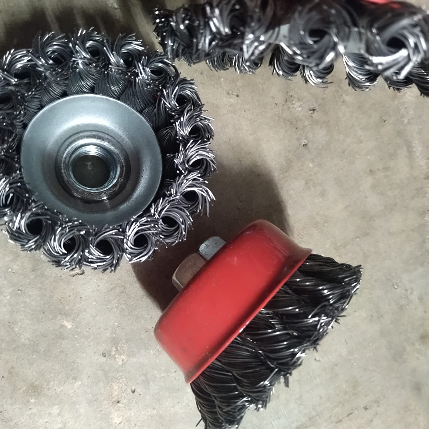 3 Pack Wire Wheel Brush for Angle Grinder, 5/8