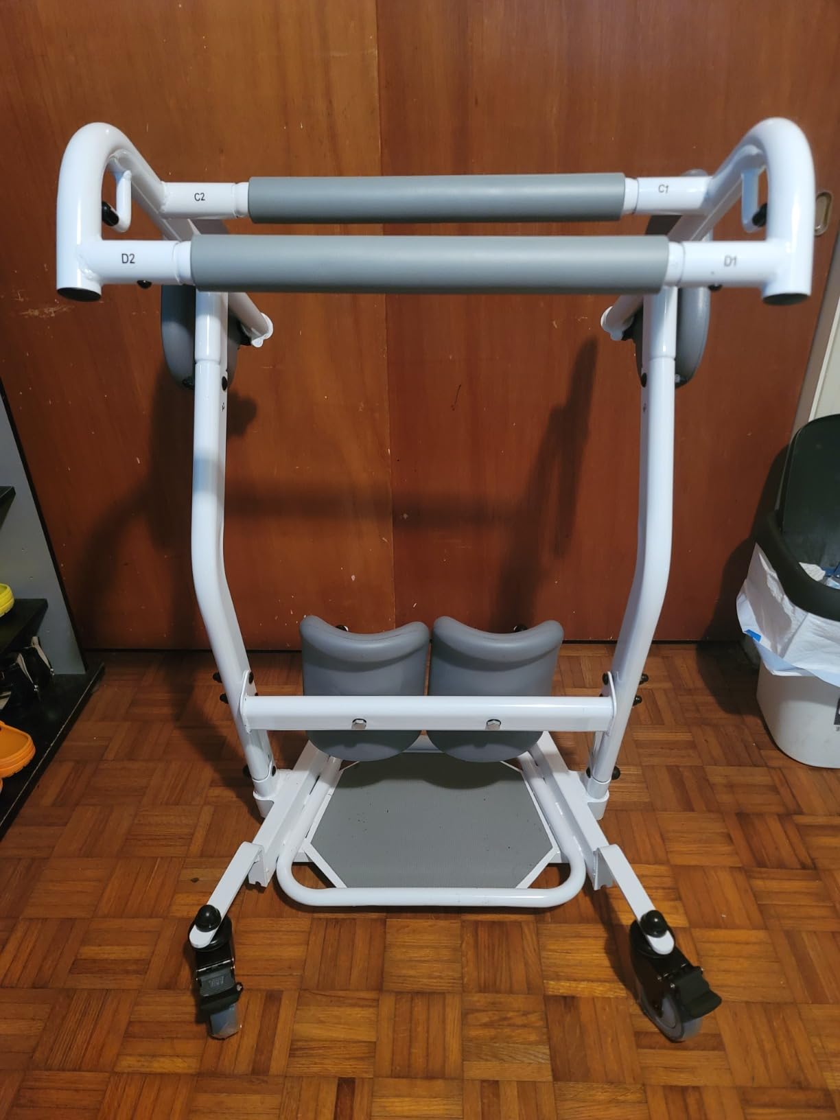Stand Assist Patient Transport Unit, Safely Sit, Stand, Transfer & Transport, Fall Prevention Patient Transfer Lifter for Home and Facilities, 400 lb Capacity. customer photo 2