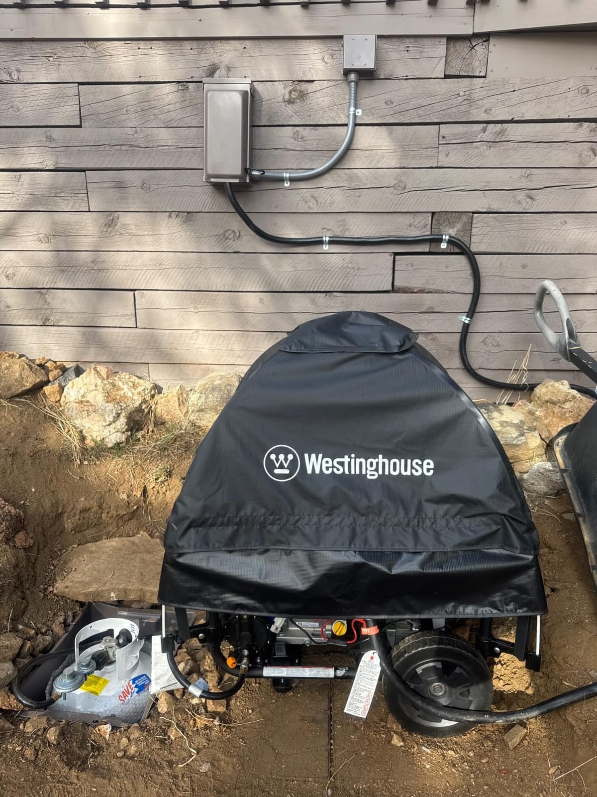 Westinghouse WGenTent Generator Running Cover for Open Frame Generators,Black customer photo 1