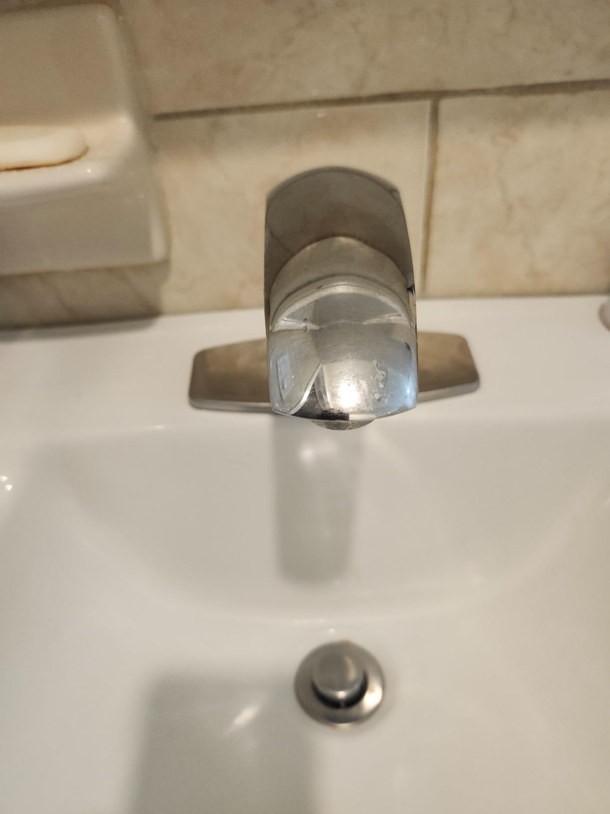 Touchless Bathroom Faucet Automatic Motion Sensor Sink Faucets with Hole Cover Plate and Temperature Mixer,Motion Activated Hands-Free Basin Smart Tap Commercial Sensor Faucet (Chrome) customer photo 1