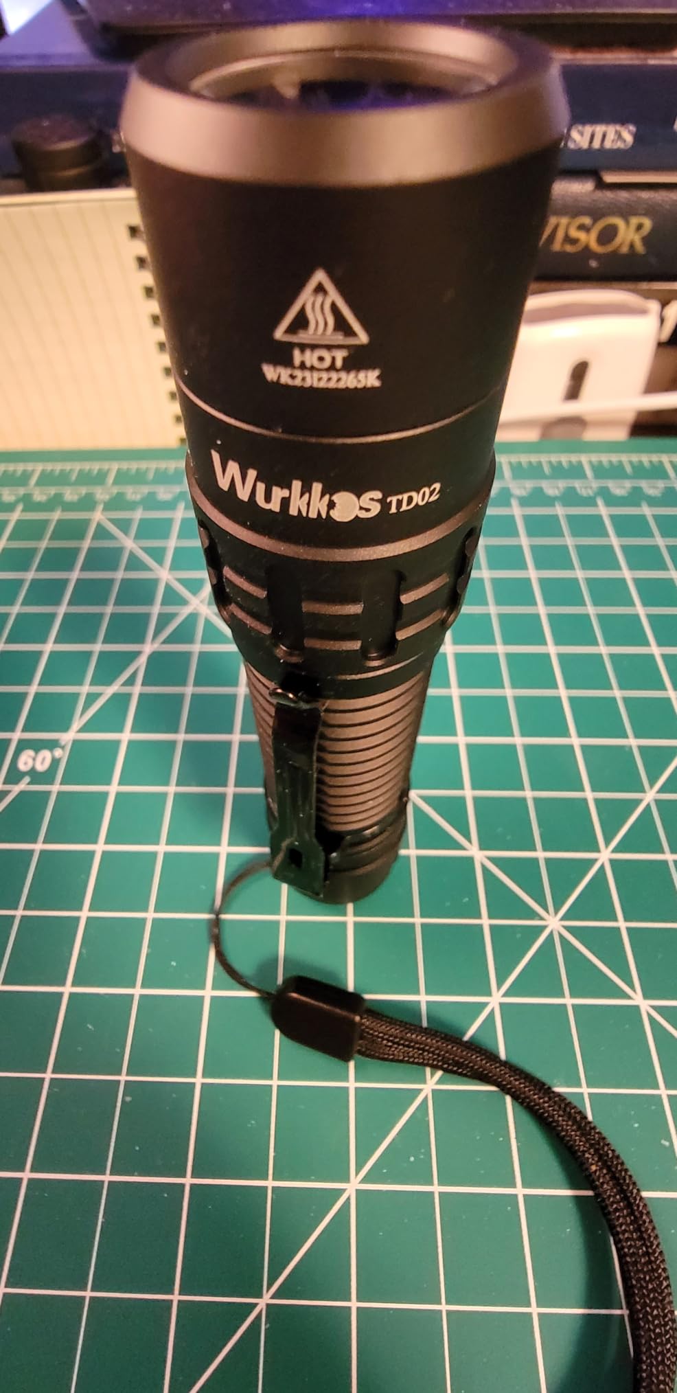 Wurkkos TD02 Led Tactical Flashlight, Super Bright Pocket Flashlights Rechargeable, 2000 High Lumens Flashlight EDC Flash Light with Type C Charging Port Tail Switch for Outdoor and Indoor Activities customer photo 1