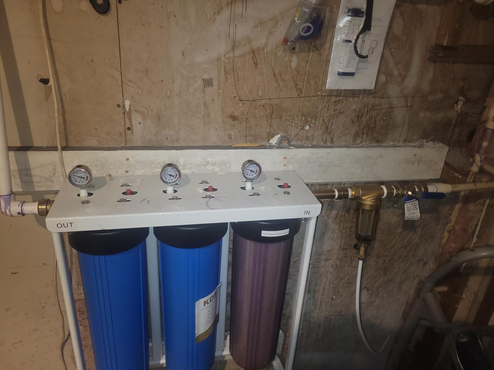 SimPure Whole House Water Filter System 3-Stage 20