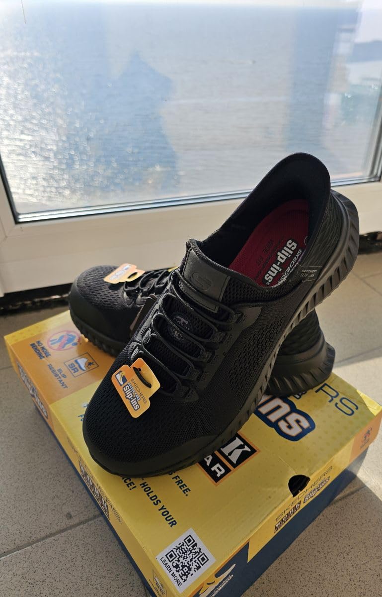 Skechers Men's Hands Free Slip-ins Tilido Fletchit Comp Toe customer photo 2