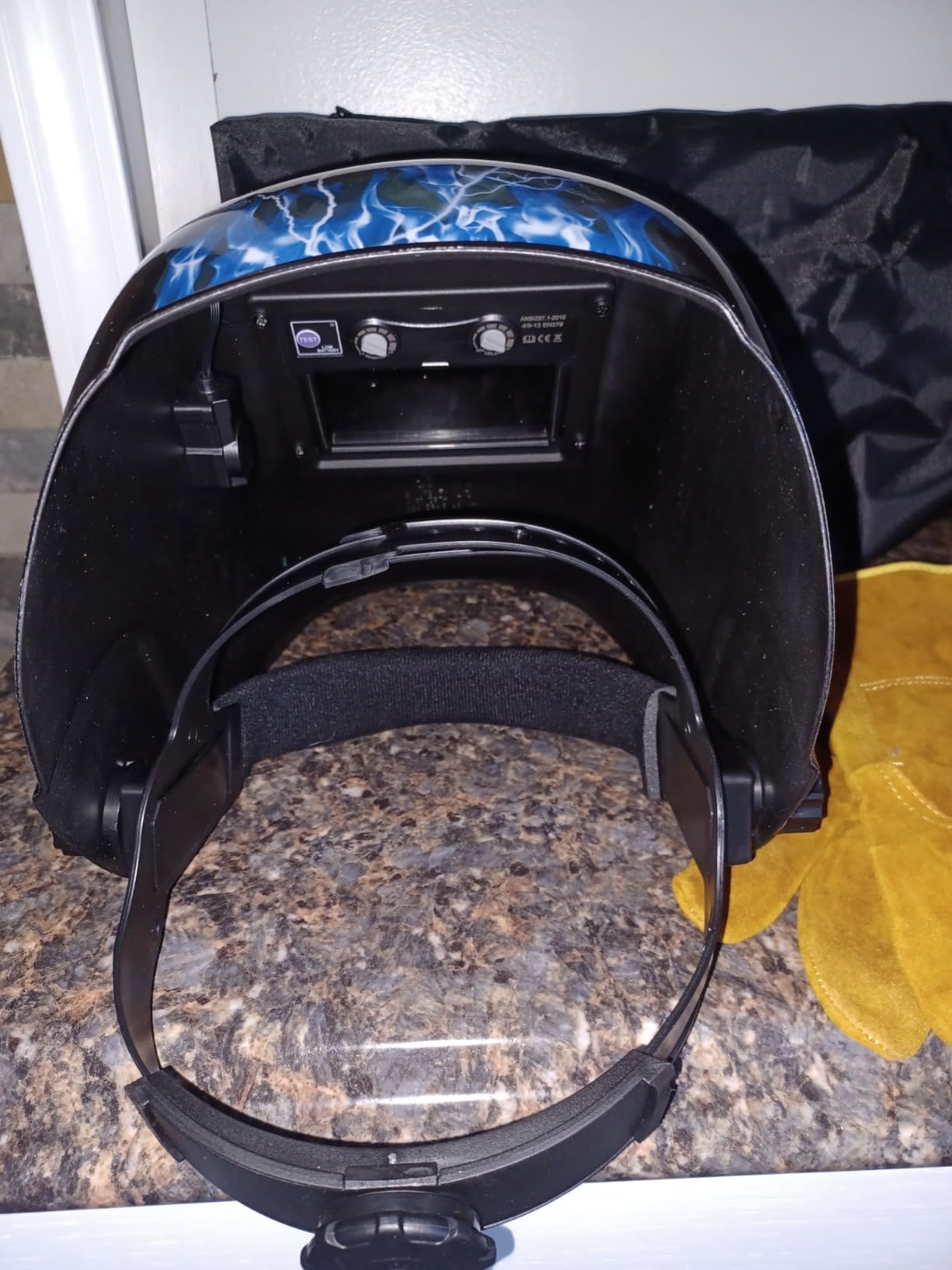 Welding Helmet True Color Auto Darkening Hood with Adjustable Shade Range 4/9-13 for TIG MIG ARC Welder Mask customer photo 2