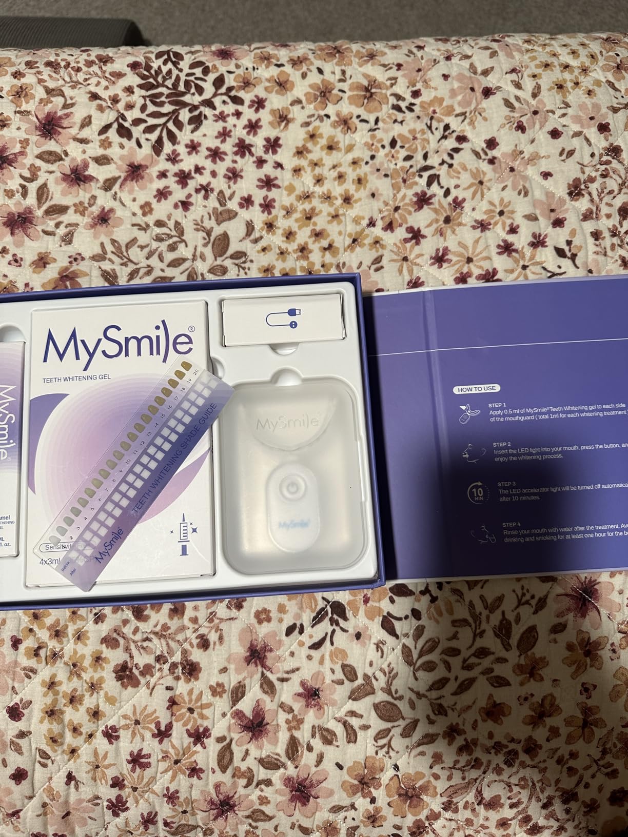 MySmile Teeth Whitening Kit for Sensitive Teeth, 30+ Treatments Whitener customer photo 1
