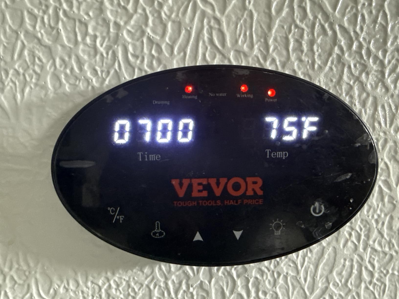 VEVOR Steam Shower Generator, 15 kW, Segmented Heating Temperature Customization & 24h Timer Steam Bath Kit, Automatic Drainage Steam Shower System customer photo 2