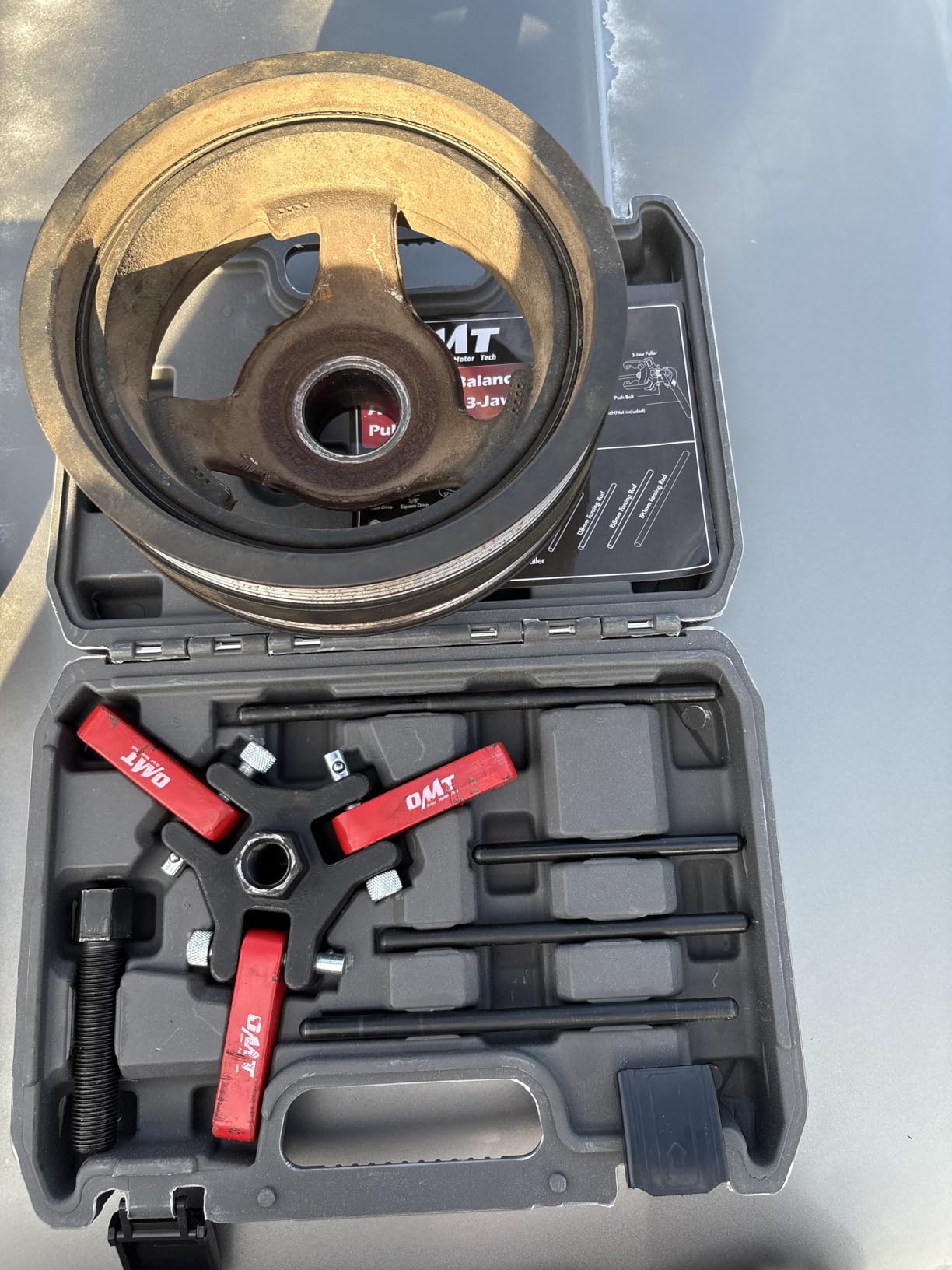OMT Harmonic Balancer Puller Kit for Removing Harmonic Dampers & Balancers customer photo 2
