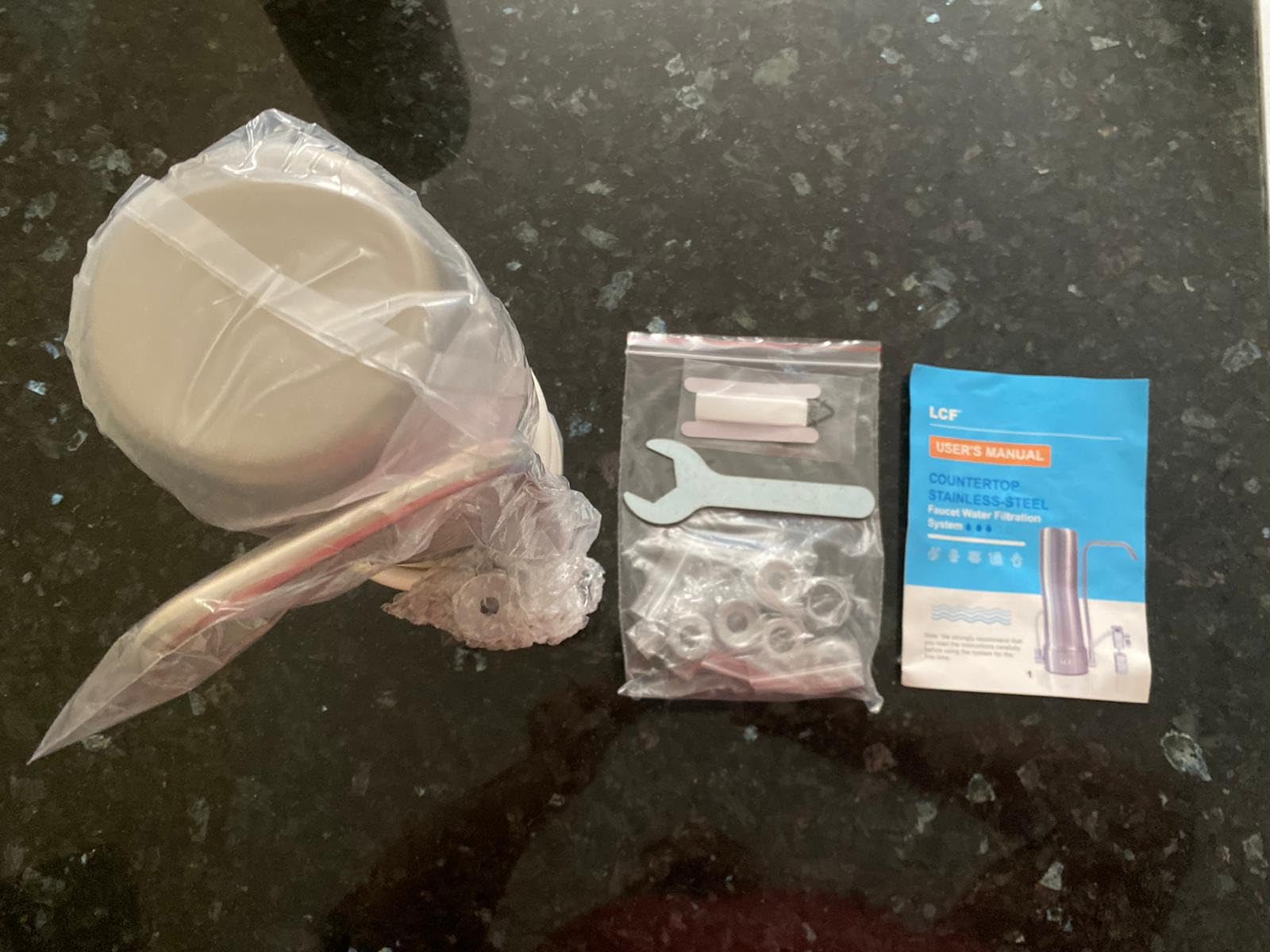 LCF Upgrade 6-Stage Stainless Steel Water Filter for Sink Faucet, 2 Filters customer photo 1