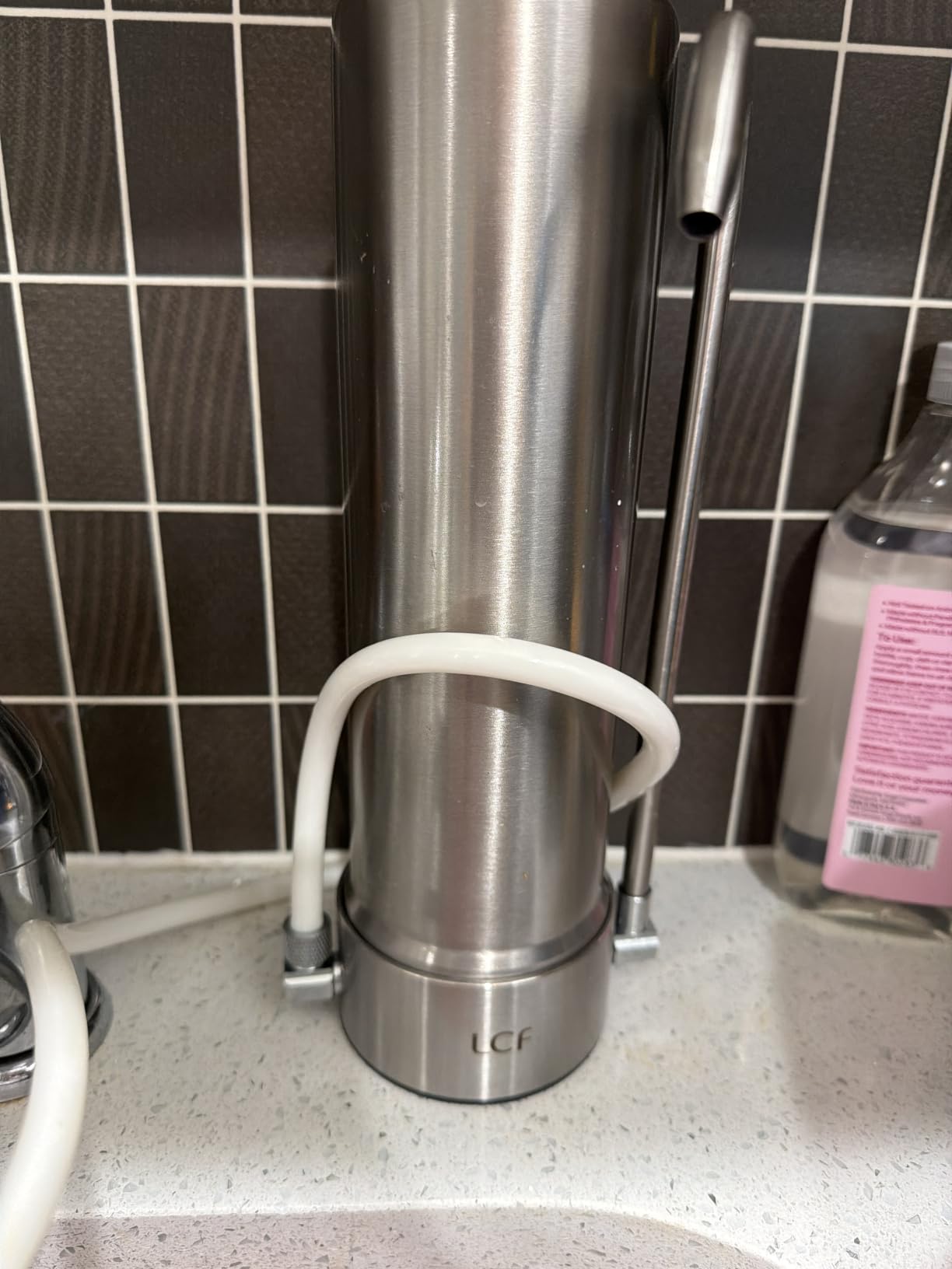 LCF Upgrade 6-Stage Stainless Steel Water Filter for Sink Faucet, 2 Filters customer photo 2