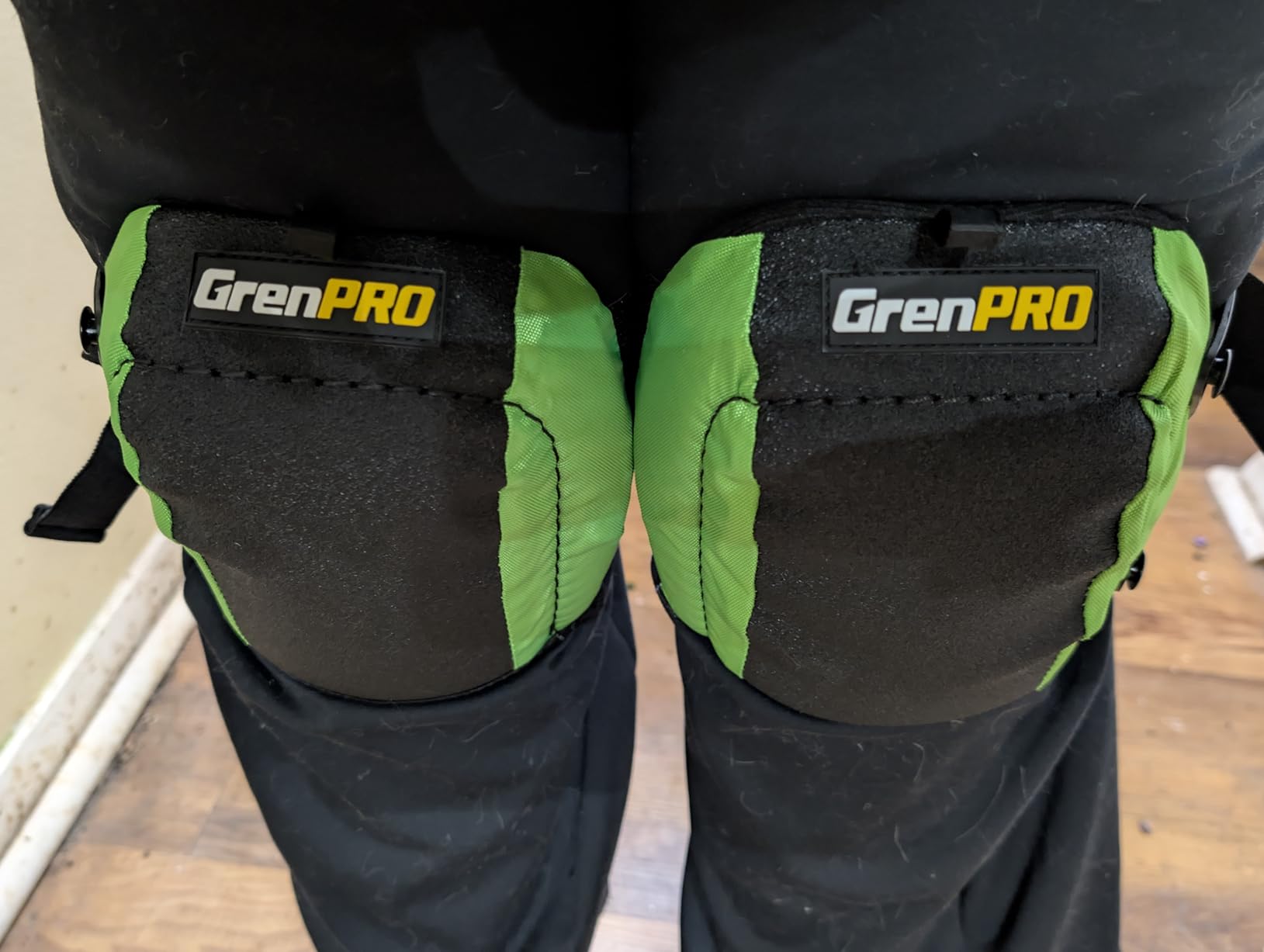 GRENPRO Heavy Duty Knee Pads for Men, Gel Foam, Construction Work customer photo 2