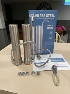 Frizzlife SS99 Countertop Water Filter System, NSF 42&372 Certified 6-Stage Stainless Steel Water Filter for Sink Faucet Reduces 99.99% Lead, Chlorine, Heavy Metals, 8000 Gallons (1 Filter) customer photo 2
