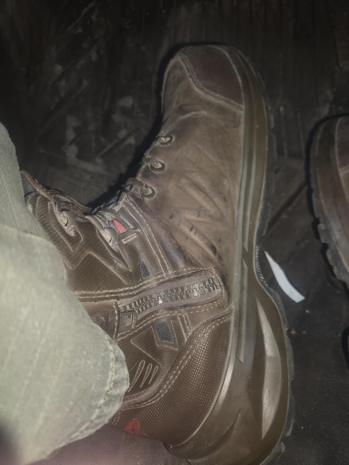 New Balance Calibre Composite Toe Work Boots for Men - EH, PR, Non-Slip Leather Safety Shoes for Industrial & Construction | Leather Safety Shoes - Comp Toe Lighter than Steel - ASTM F2413, Puncture & Water Resistant, EH - Black, Wide Fit customer photo 1