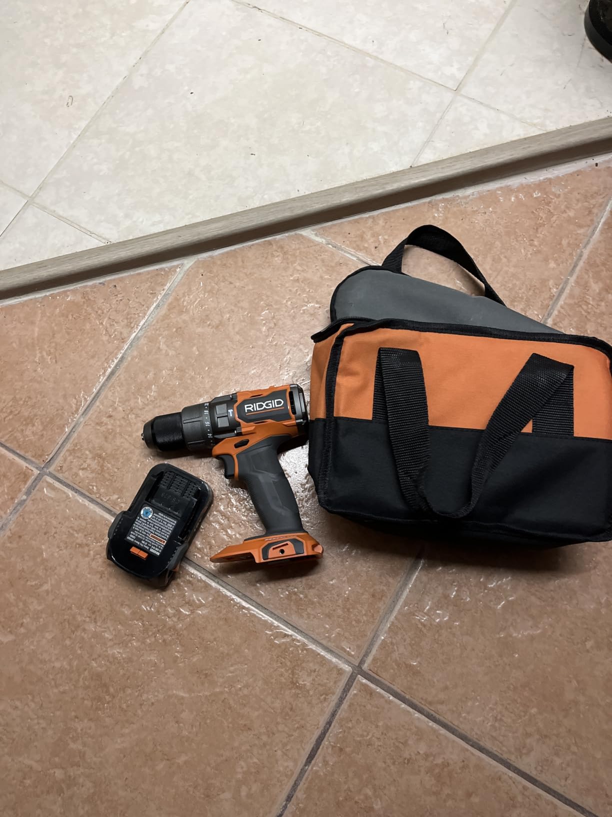RIDGID 18V Brushless Cordless 1/2 in. Hammer Drill/Driver R86115 (Tool Only) Bulk Packaged customer photo 1