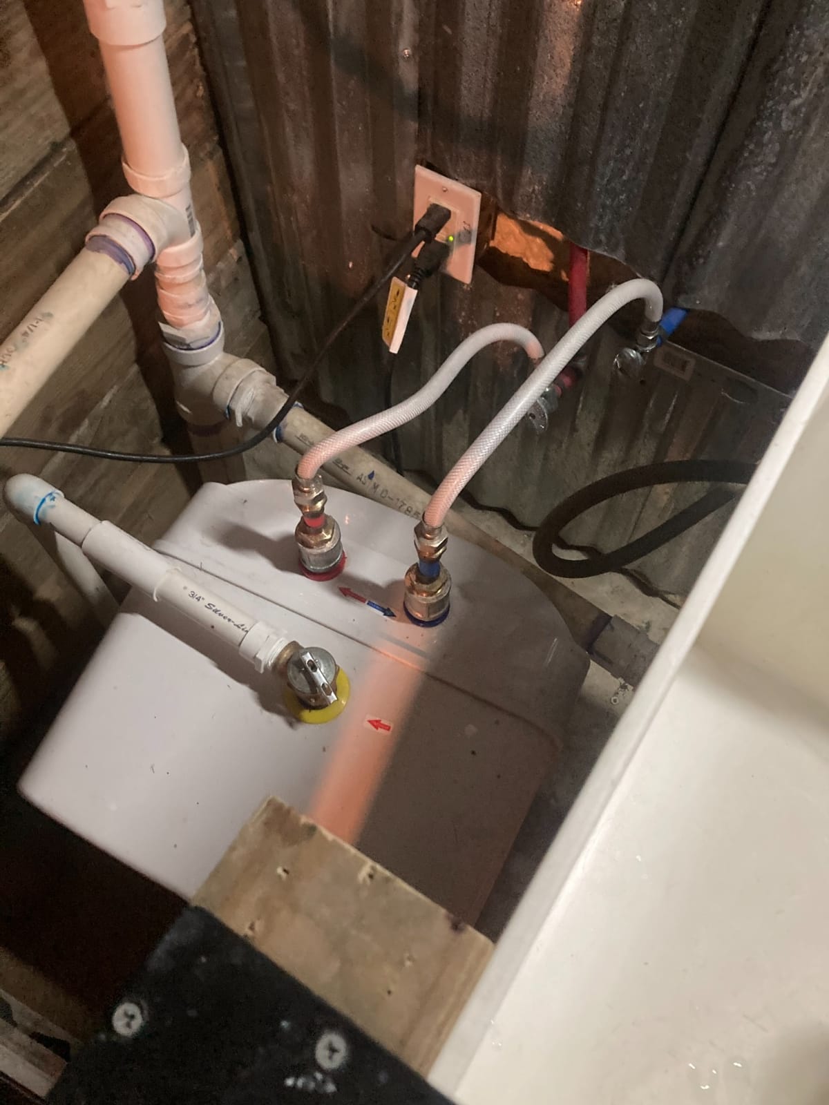 CAMPLUX Tank Water Heater Electric,10 Gallon Point of Use Hot Water Heater (ME100B) 120V 1500W, Easier Using with Adjustable Thermostat, Save Time, UL Listed customer photo 2