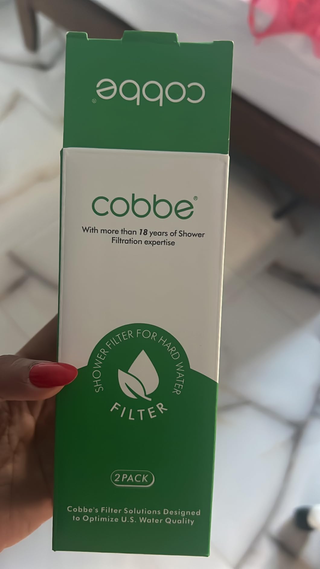 Cobbe 2 Pack Replacement Filters for Handheld Shower Head (CF1101) customer photo 2