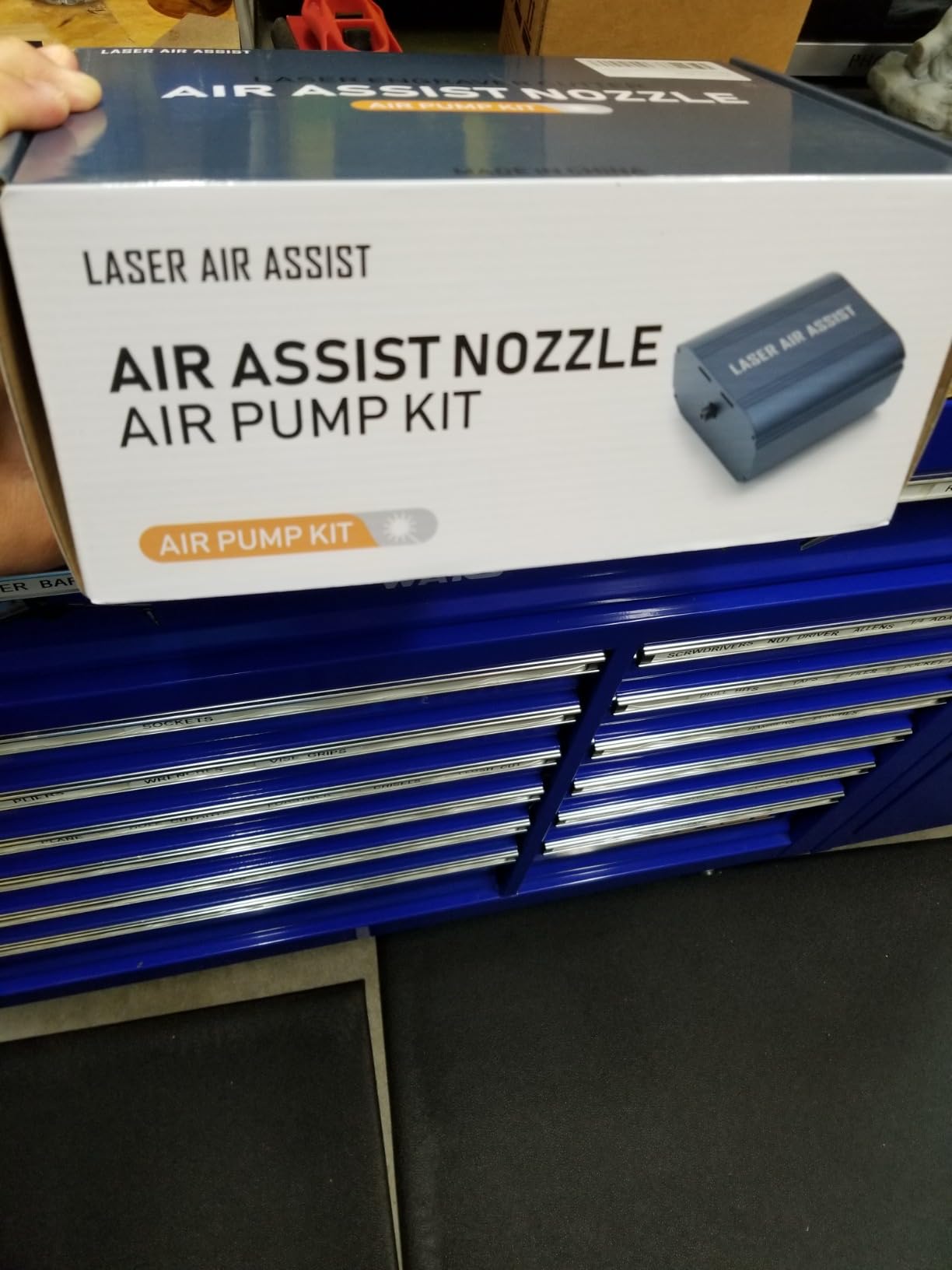Laser Air Assist, Air Assist Pump with Adjustable 30L/min Airflow for ORTUR Laser Engravers and 99% Laser Cutters in The Market, Remove Smoke and Dust, Protect Laser Lens, Reduce Surface Temperature customer photo 1