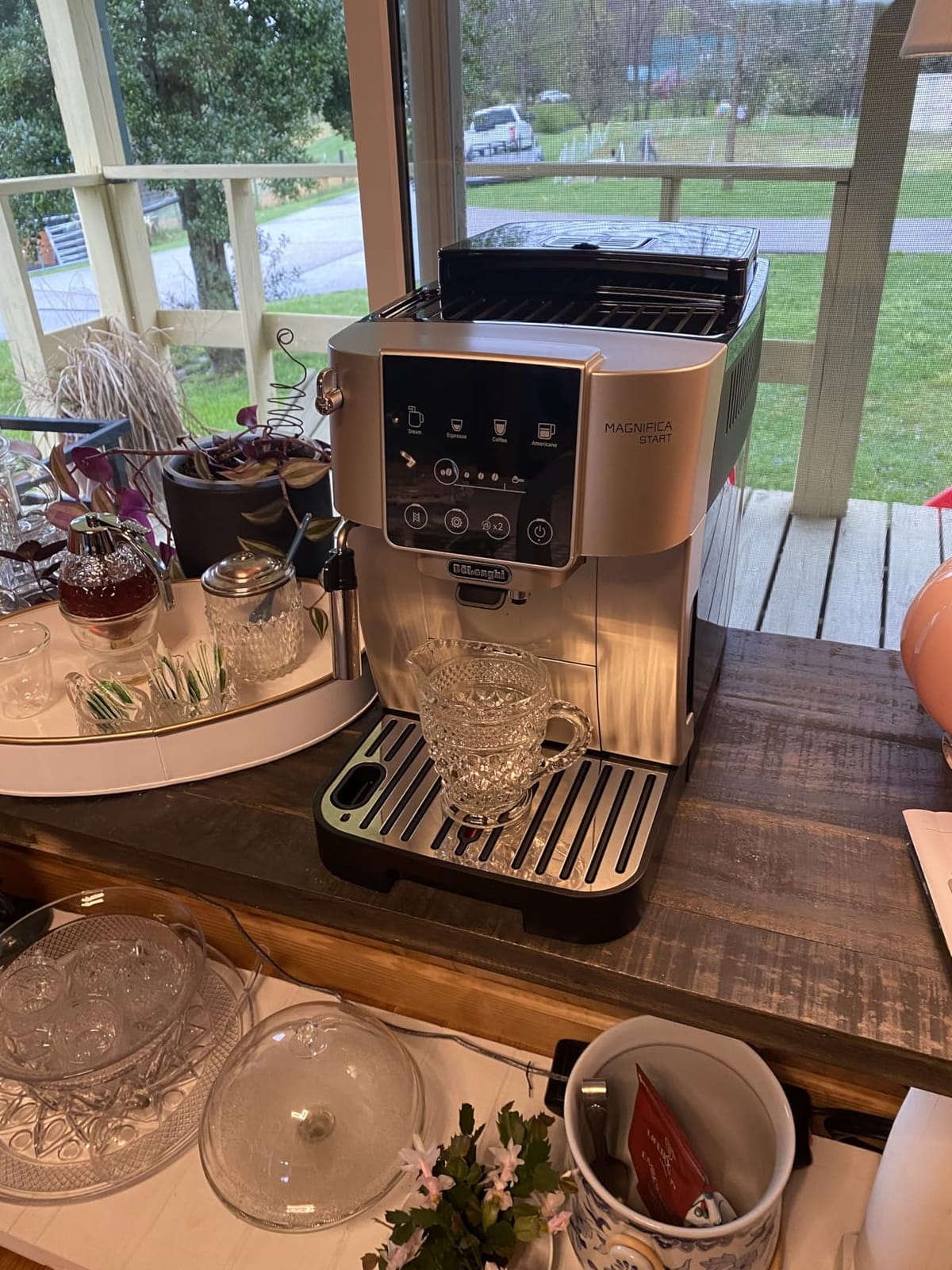 De'Longhi Magnifica Start Automatic Espresso Machine, Milk Frother, Silver customer photo 2