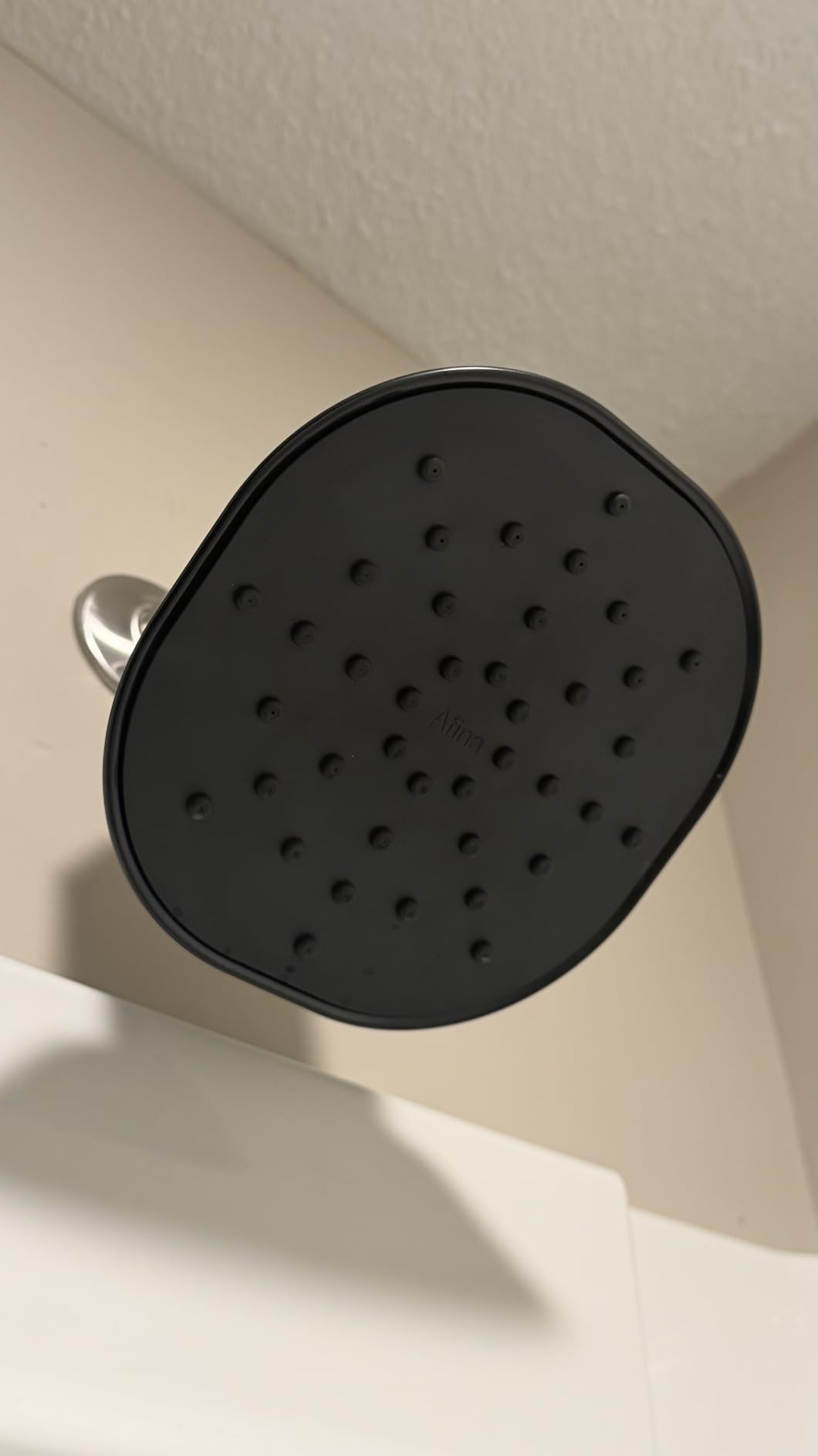 Afina Filtered Shower Head, High Pressure Rainfall (Brushed Nickel) | KDF-55 Shower Filter & Water Filter Showerhead for Hard Water, Reduces Chlorine for Softer Skin & Hair customer photo 1