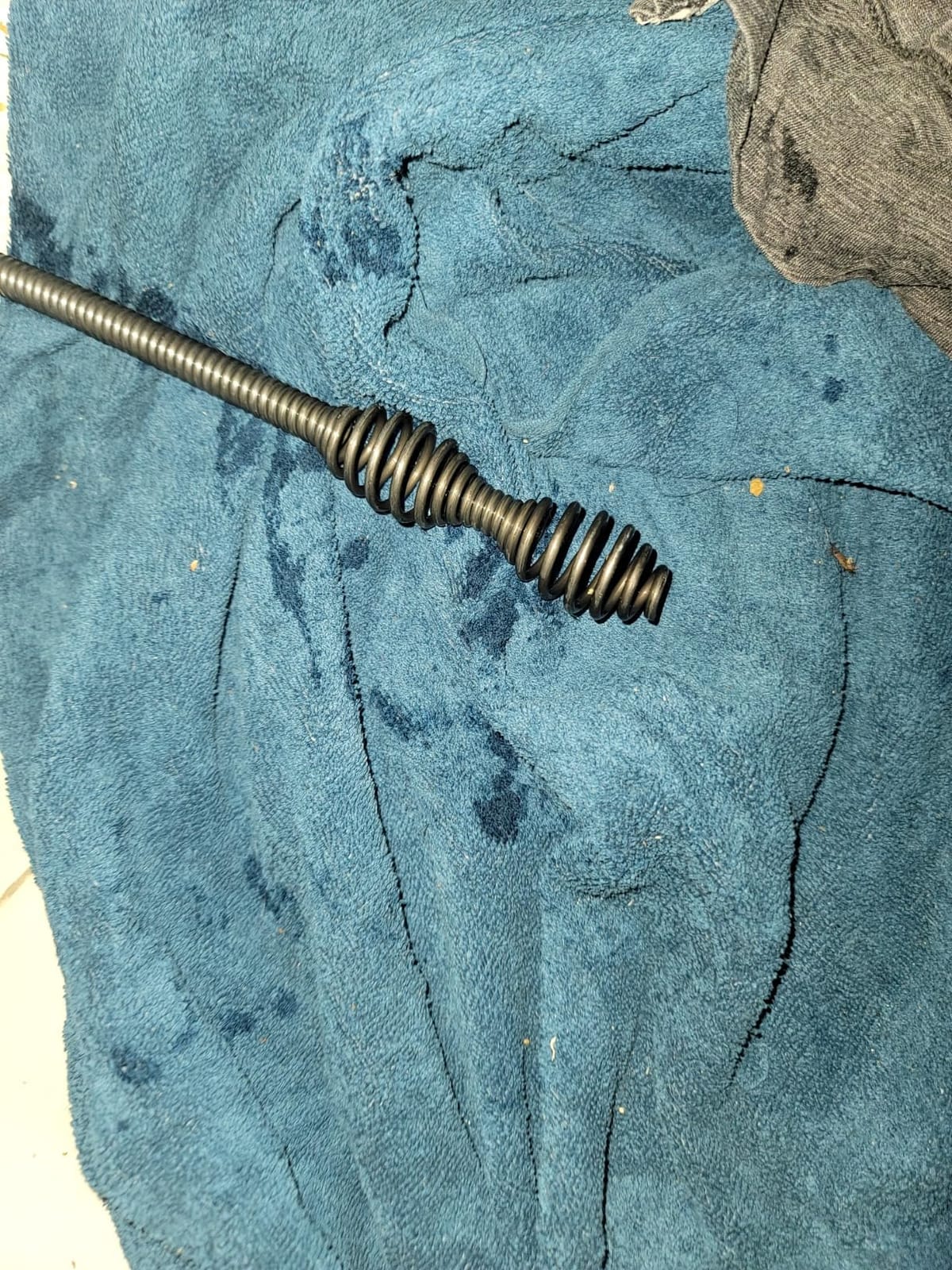 Meisterfaktur toilet snake [6 feet] - toilet auger for heavy toilet blockages - No damage thanks to silicone protection - the closet auger for real DIYs! (6 FEET) customer photo 2