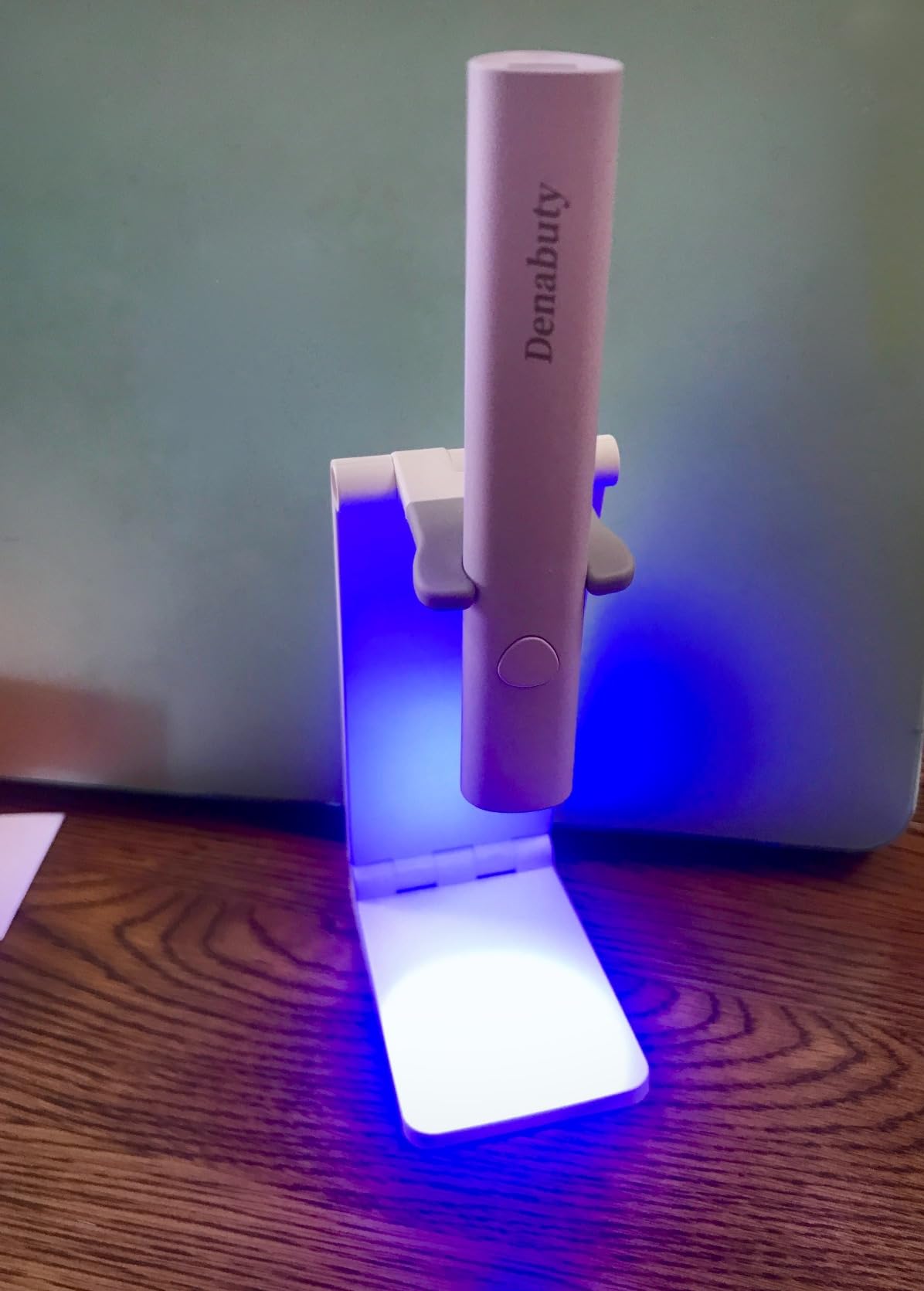 UV Light for Gel Nails, Mini UV LED Nail Lamp Handheld with Stand customer photo 2