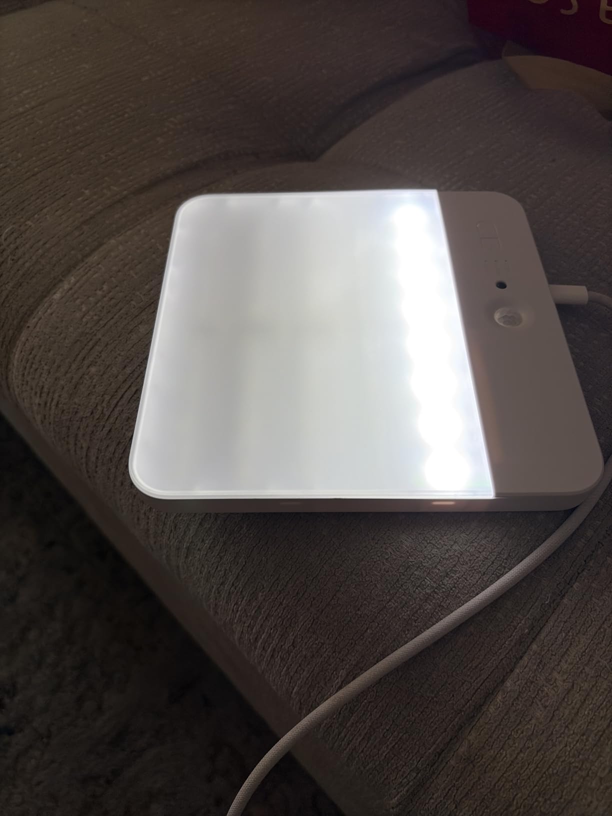 FULEN Motion Sensor Ceiling Light No Wiring, Rechargeable Closet Light customer photo 1