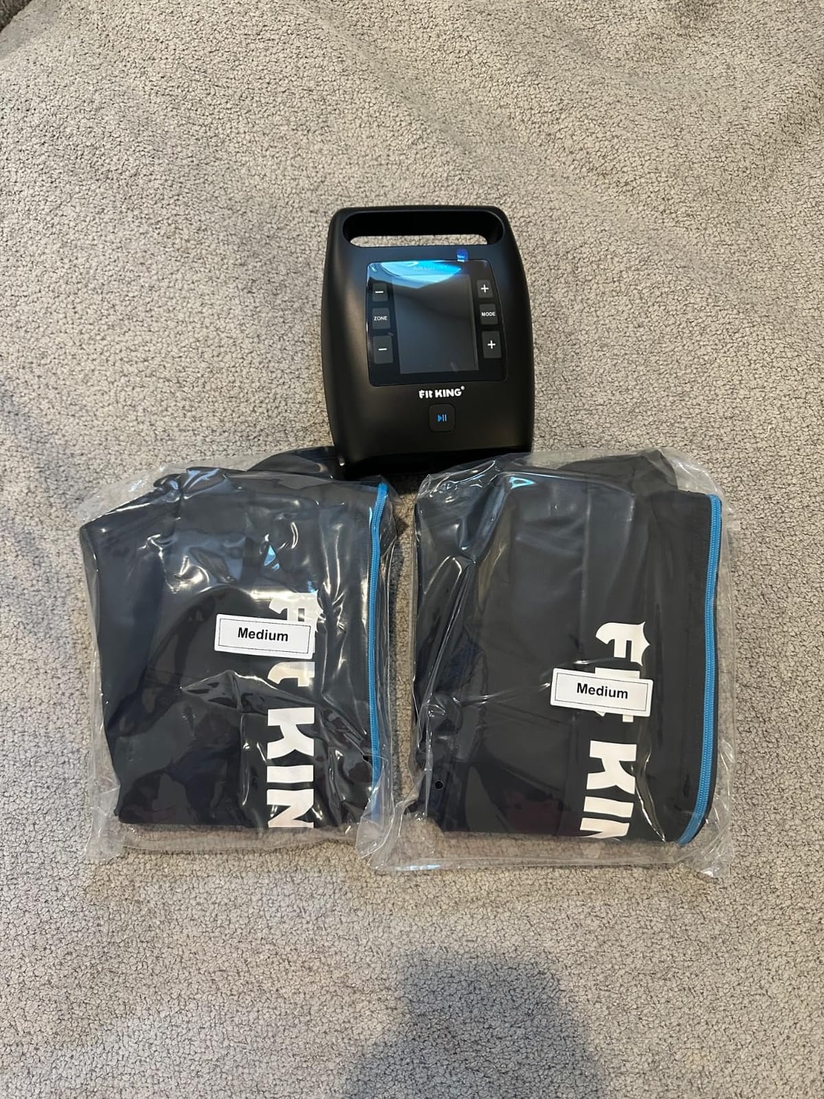 FIT KING Air Compression Recovery System, Cordless Full Leg Massager customer photo 2